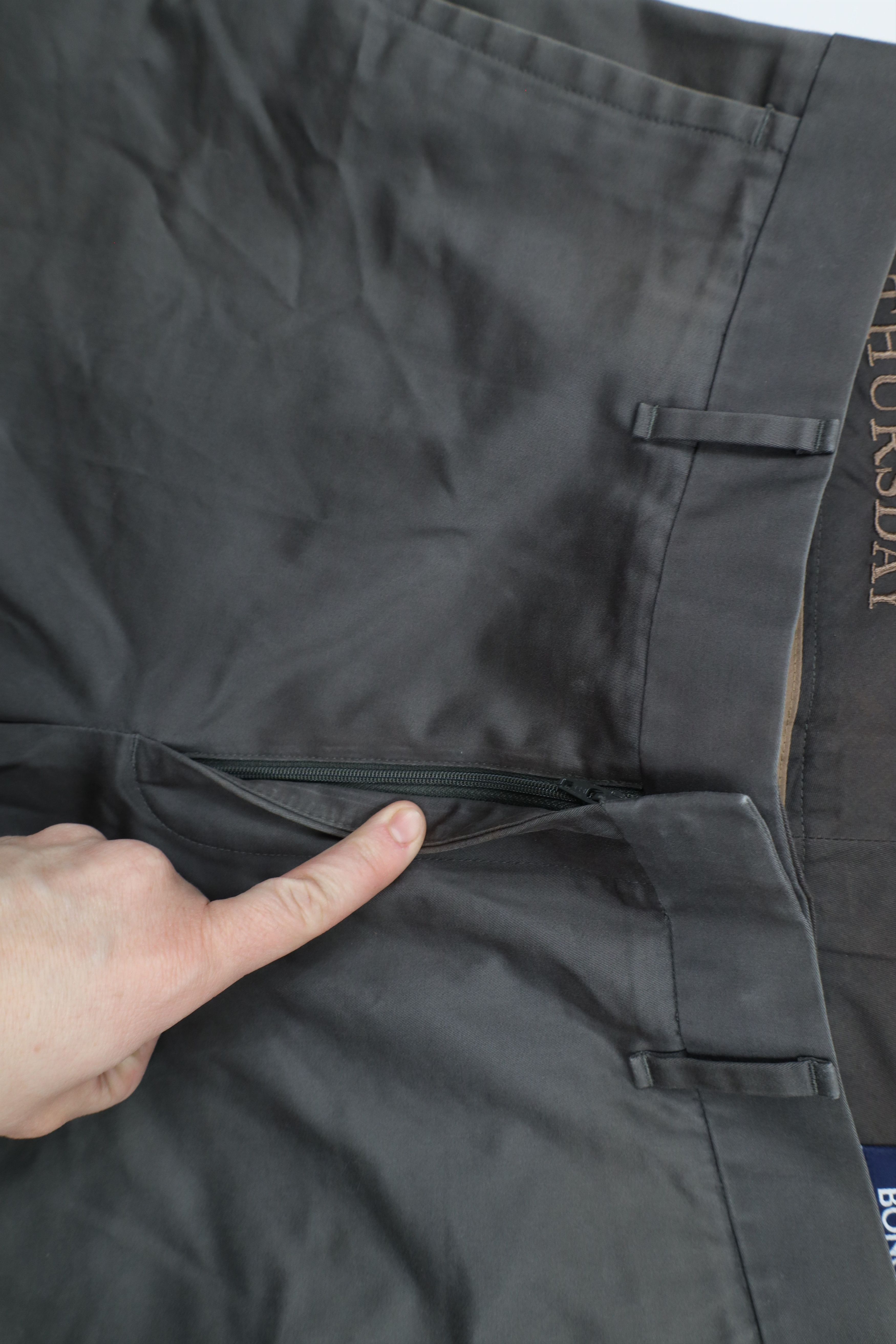 Bonobos × Vintage Bonobos Thursday Straight Leg Chino Pants Trousers Gray Size US 34 / EU 50 - 7 Thumbnail