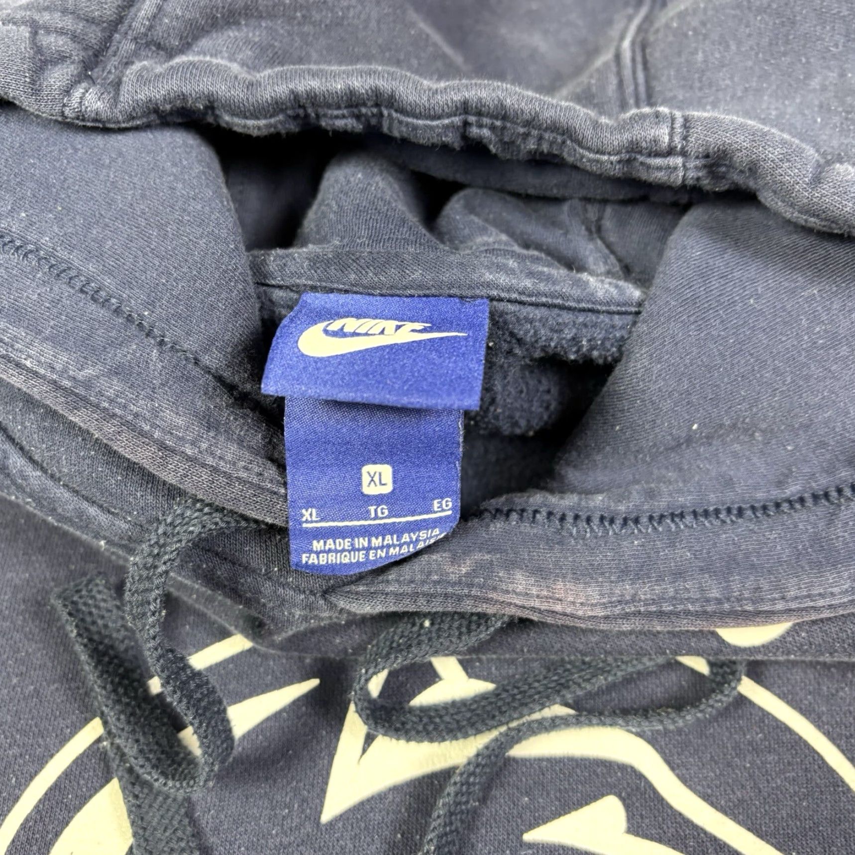 Nike VINTAGE Nike Pullover Hoodie Navy Blue XL Mens Penn State Football 90s University College Graphic Print Hooded Pockets Size US XL / EU 56 / 4 - 7 Thumbnail