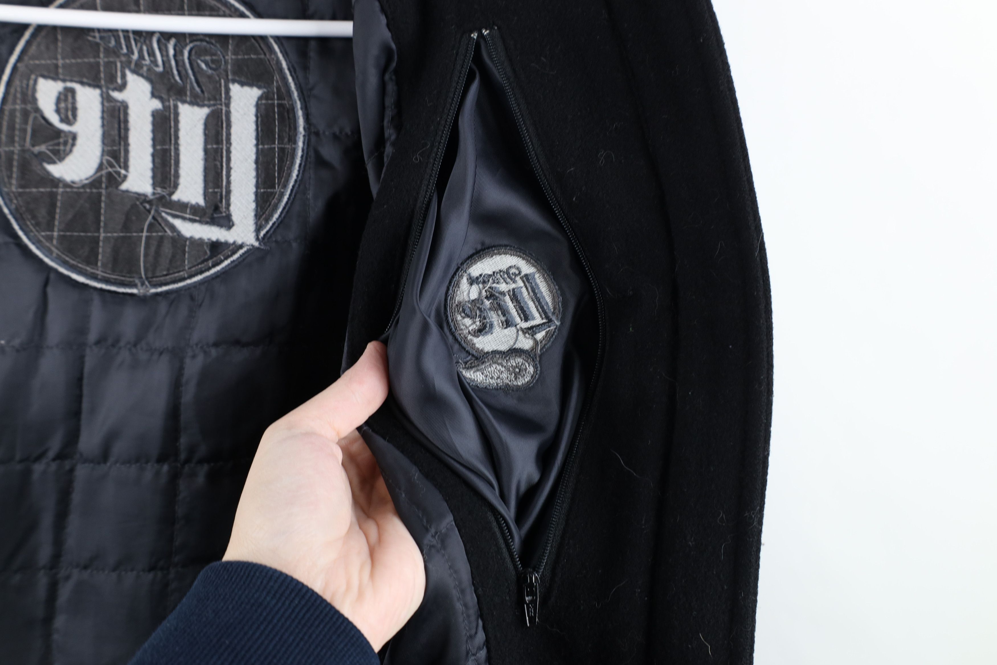 Vintage Vintage 90s Wings Hockey Miller Lite Beer Wool Jacket USA Size US XL / EU 56 / 4 - 11 Thumbnail