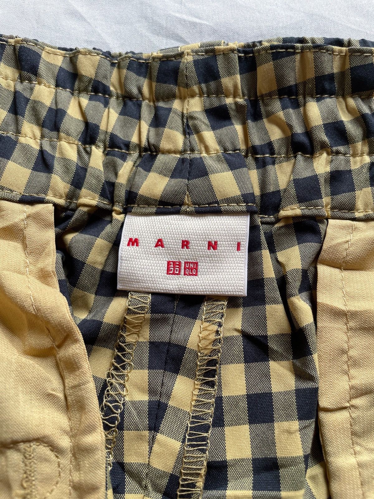 Marni × Uniqlo MARNI x UNIQLO BAGGY PLAID STYLE PANTS Size US 32 / EU 48 - 8 Thumbnail