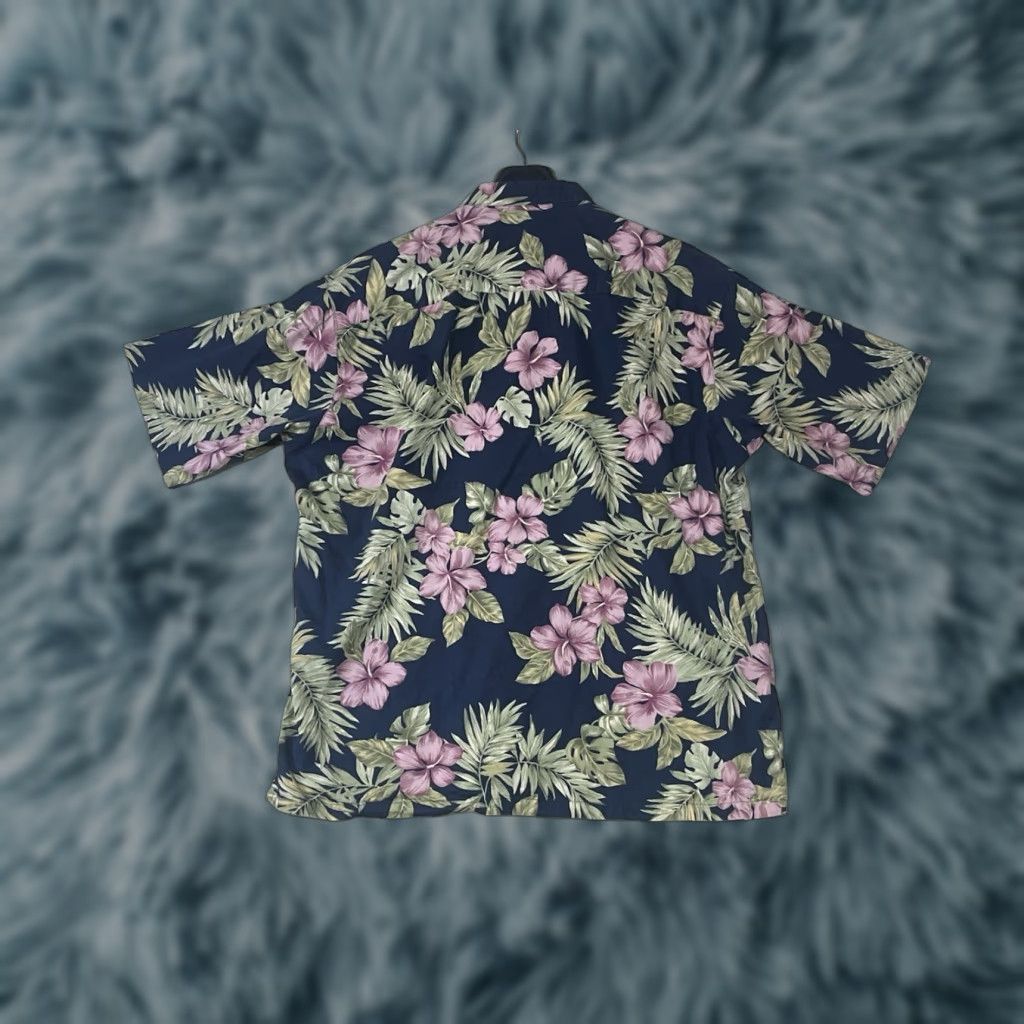 ALOHAS Pau Hana Hawaii Mens Button-Up Shirt Short Sleeve Floral Aloha Print Size L Multicolor Cotton Button Front Shirt Mens Size US L / EU 52-54 / 3 - 1 Thumbnail