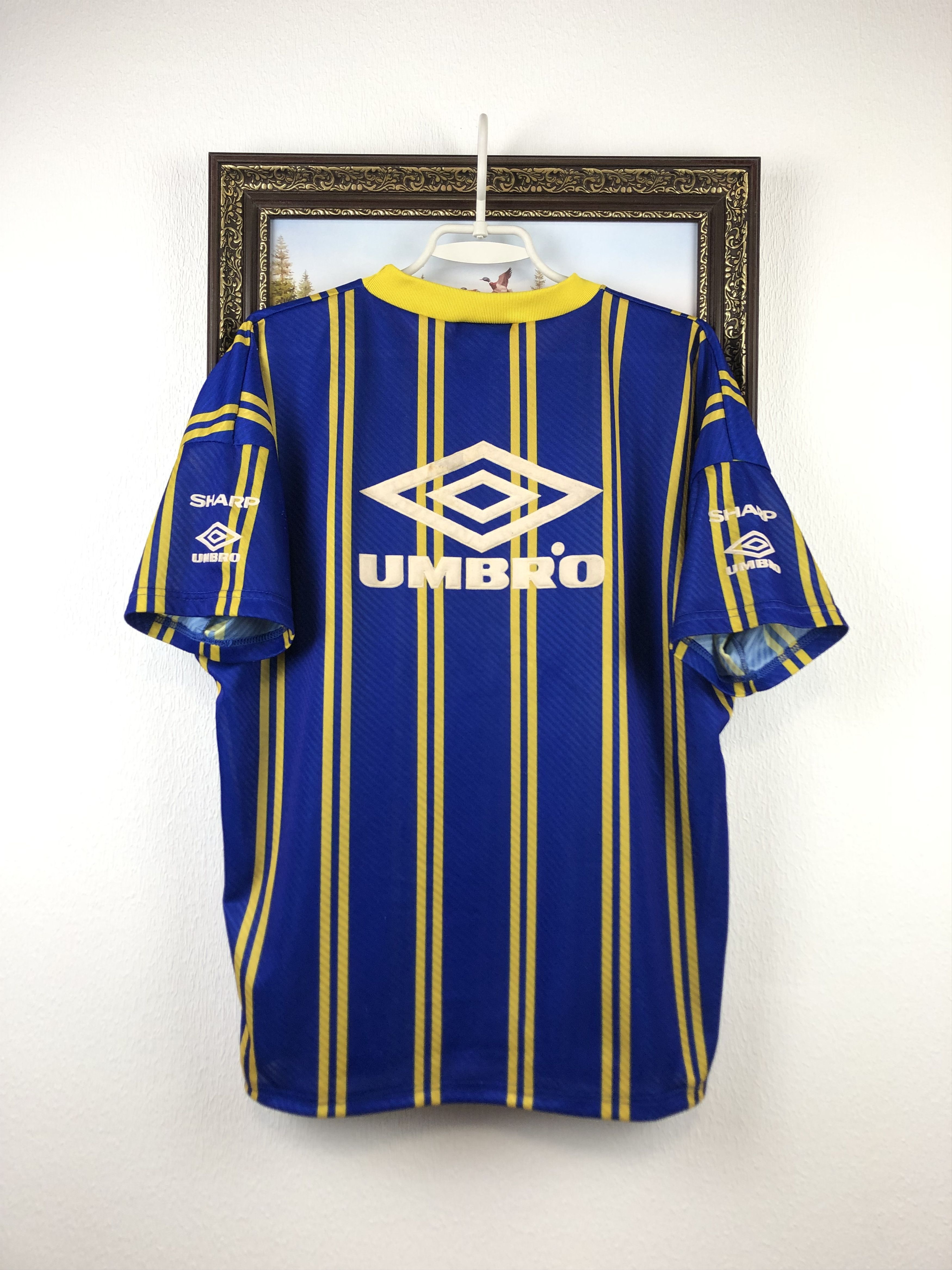 Umbro Vintage 90's Manchester United Football Shirt Soccer Jersey Size US M / EU 48-50 / 2 - 13 Thumbnail
