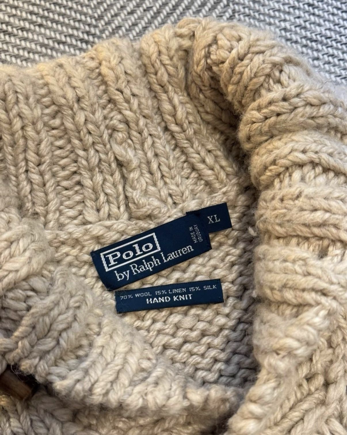 Polo Ralph Lauren Polo Ralph Lauren Hand-Knit Turtleneck Sweater K24 Size US XL / EU 56 / 4 - 4 Thumbnail