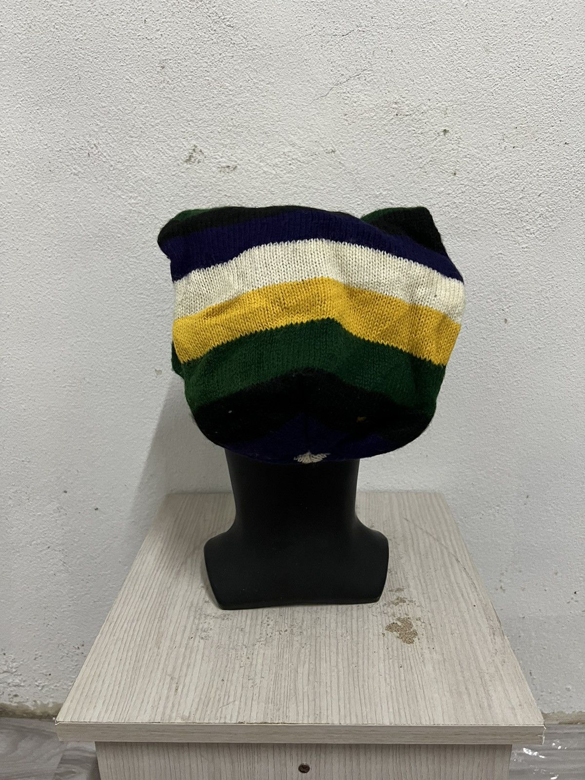 Kangol Vintage Kangol Striped Design Beanie Hat Size ONE SIZE - 5 Thumbnail