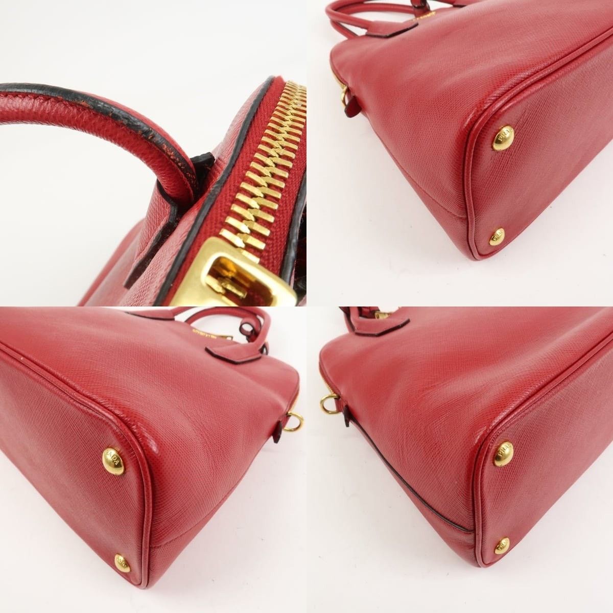 Prada Prada Saffiano Lux Galleria Double Zip Saffiano Satchel Size ONE SIZE - 5 Thumbnail