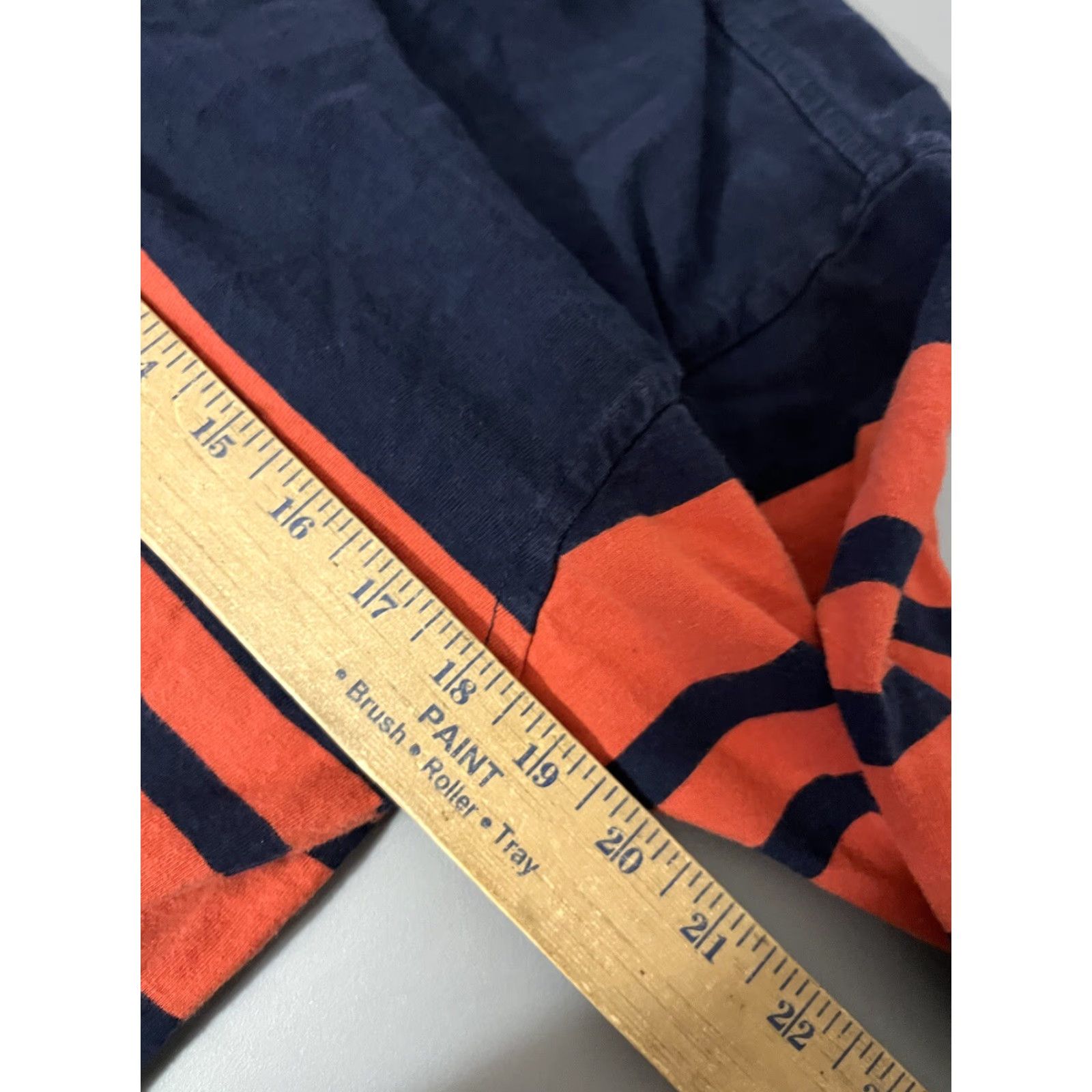 Club Room Club Room Mens Striped Cotton Crewneck Sweater Orange Blue S Crowl Size US S / EU 44-46 / 1 - 5 Thumbnail