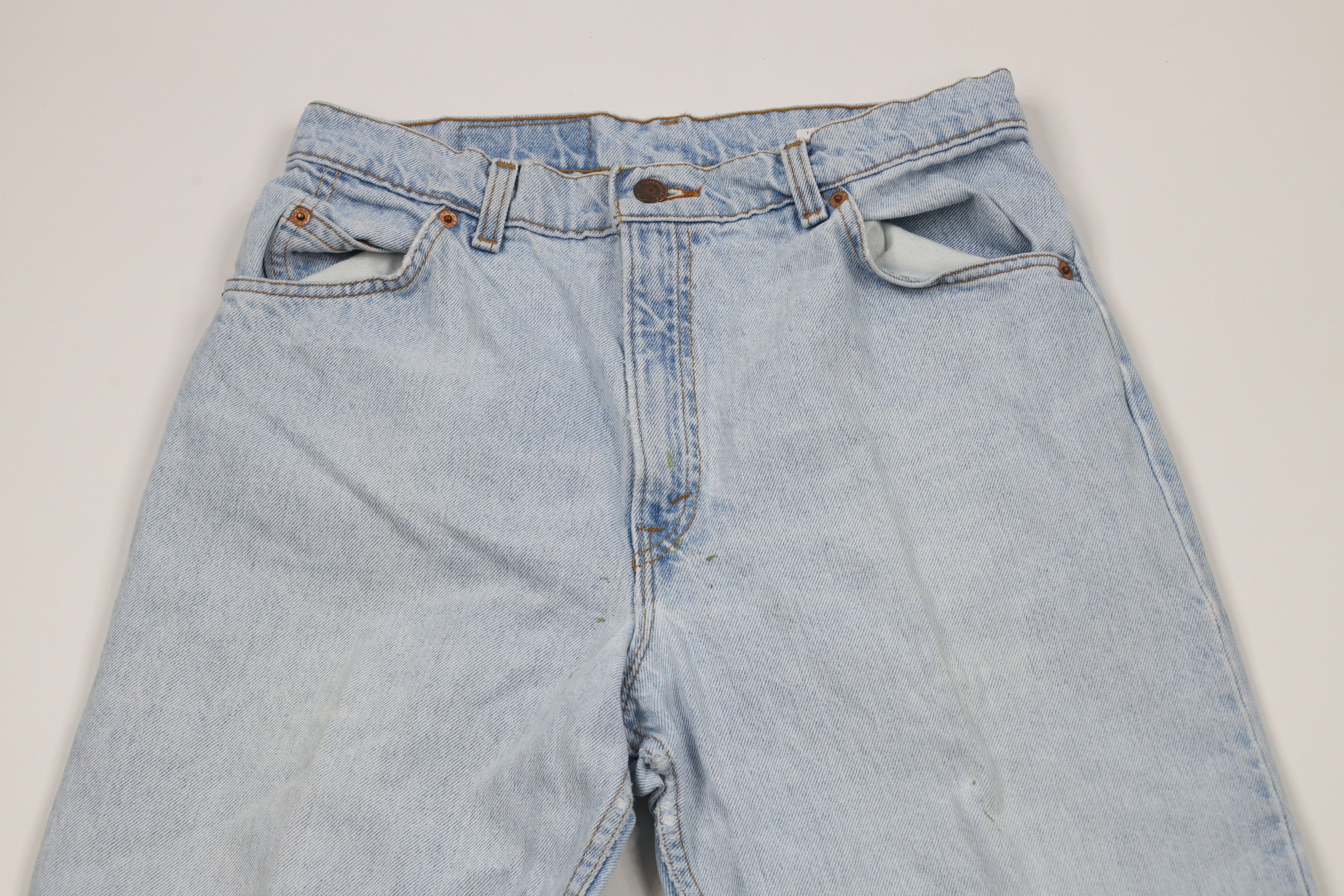 Levi's × Vintage Vintage 90s Levis 15951 Orange Tab Fit Tapered Leg Jeans USA Size 34" / US 12 / IT 48 - 2 Thumbnail