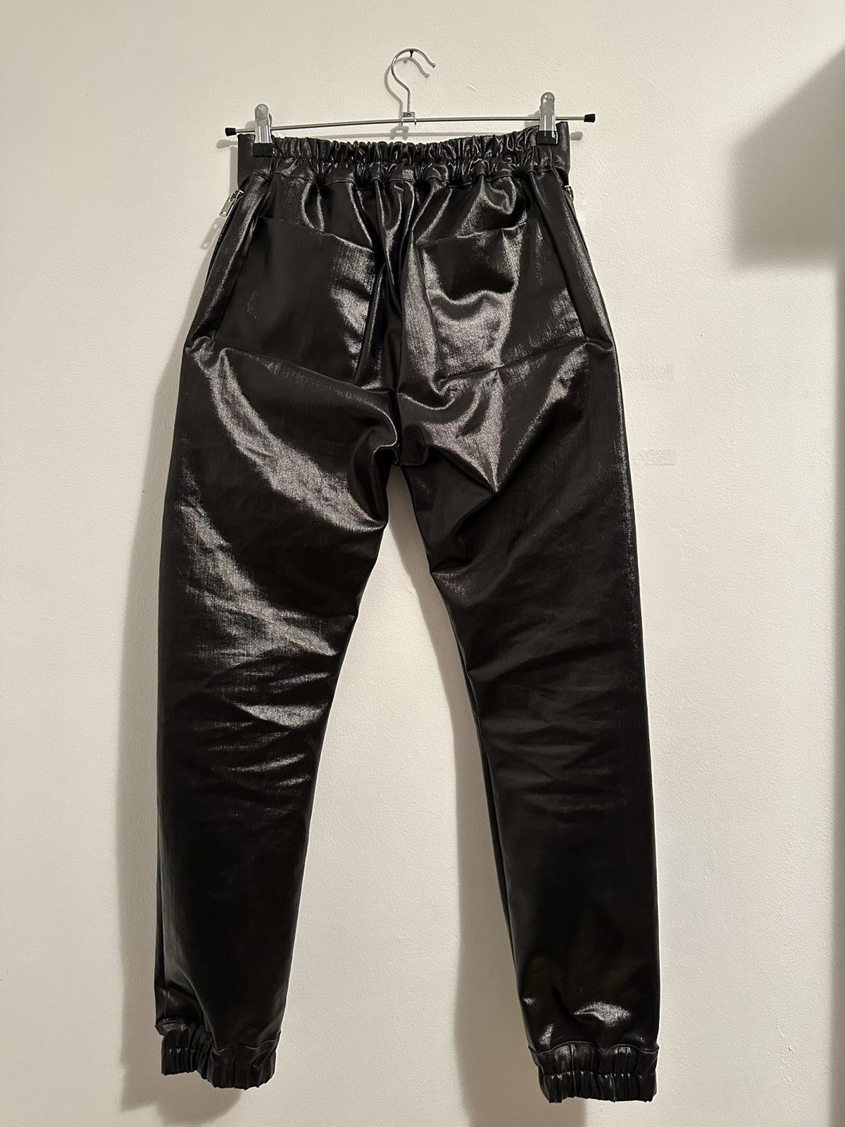 Rick Owens Rick Owens Easy Strobe Cargo Black Lacquered Denim Size US 28 / EU 44 - 2 Thumbnail