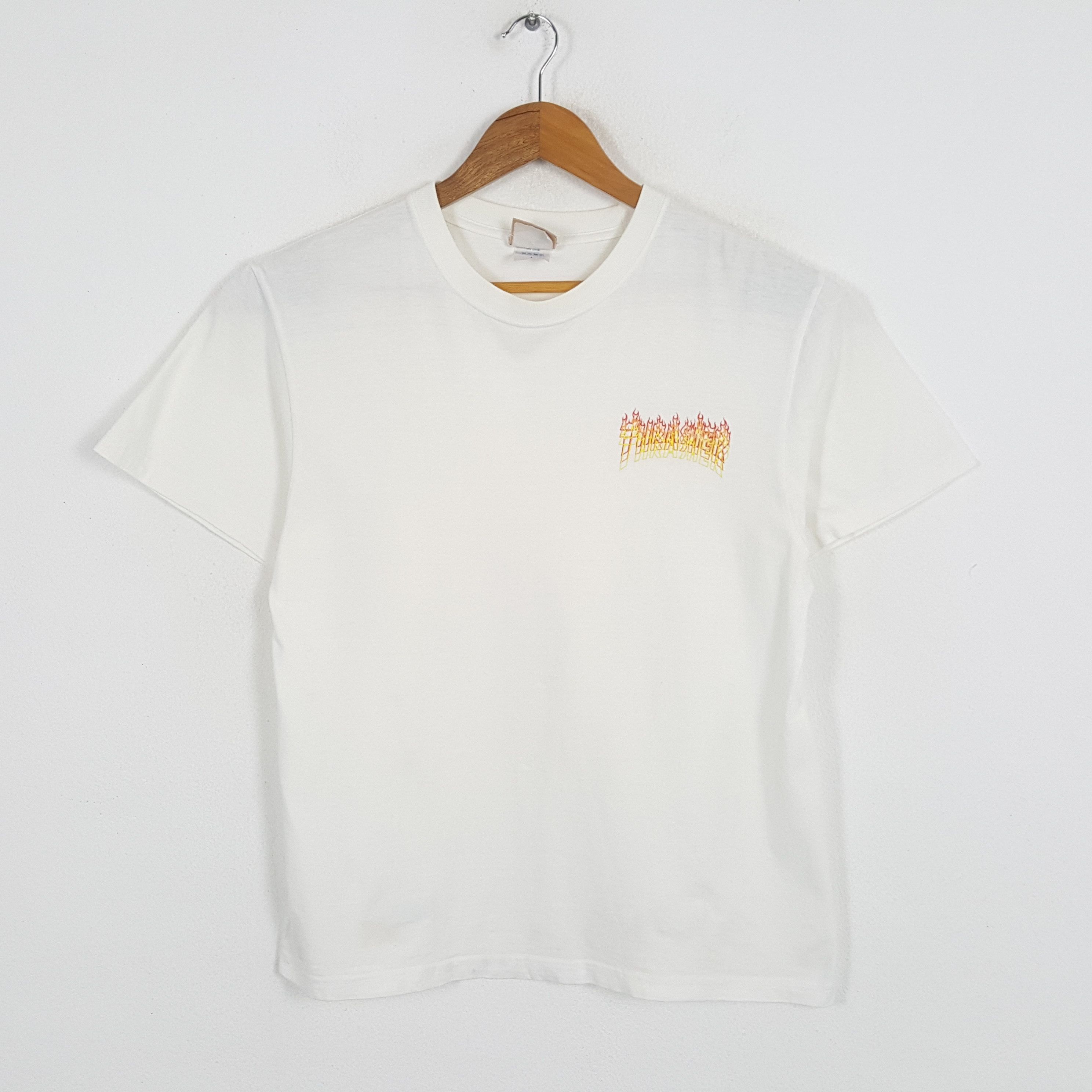 Thrasher × Vintage Vintage THRASHER Skateboard Streetwear Style T-Shirts Size US M / EU 48-50 / 2 - 1 Thumbnail