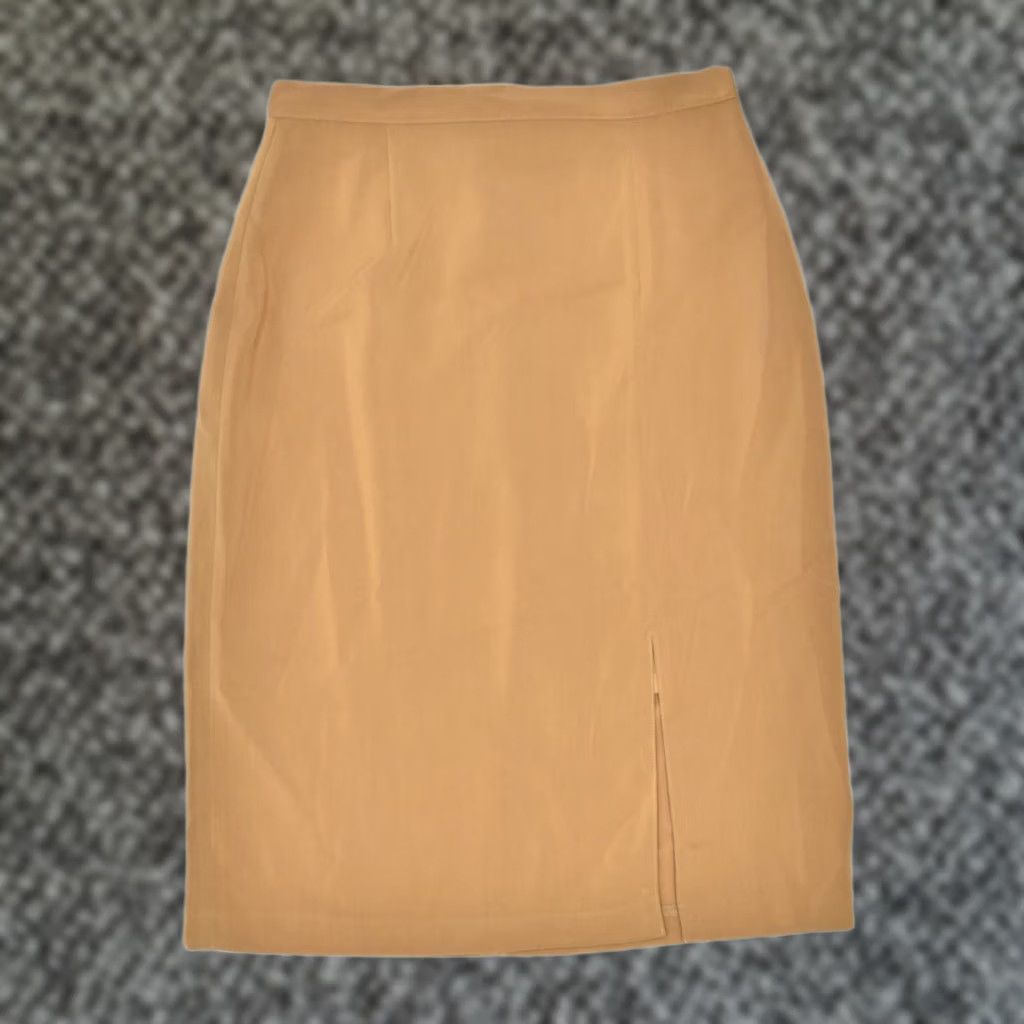 Vintage COCONUDA Womens High Waist Pencil Skirt Medium Brown IT 42 W26 Size 32" / US 10 / IT 46 - 1 Thumbnail