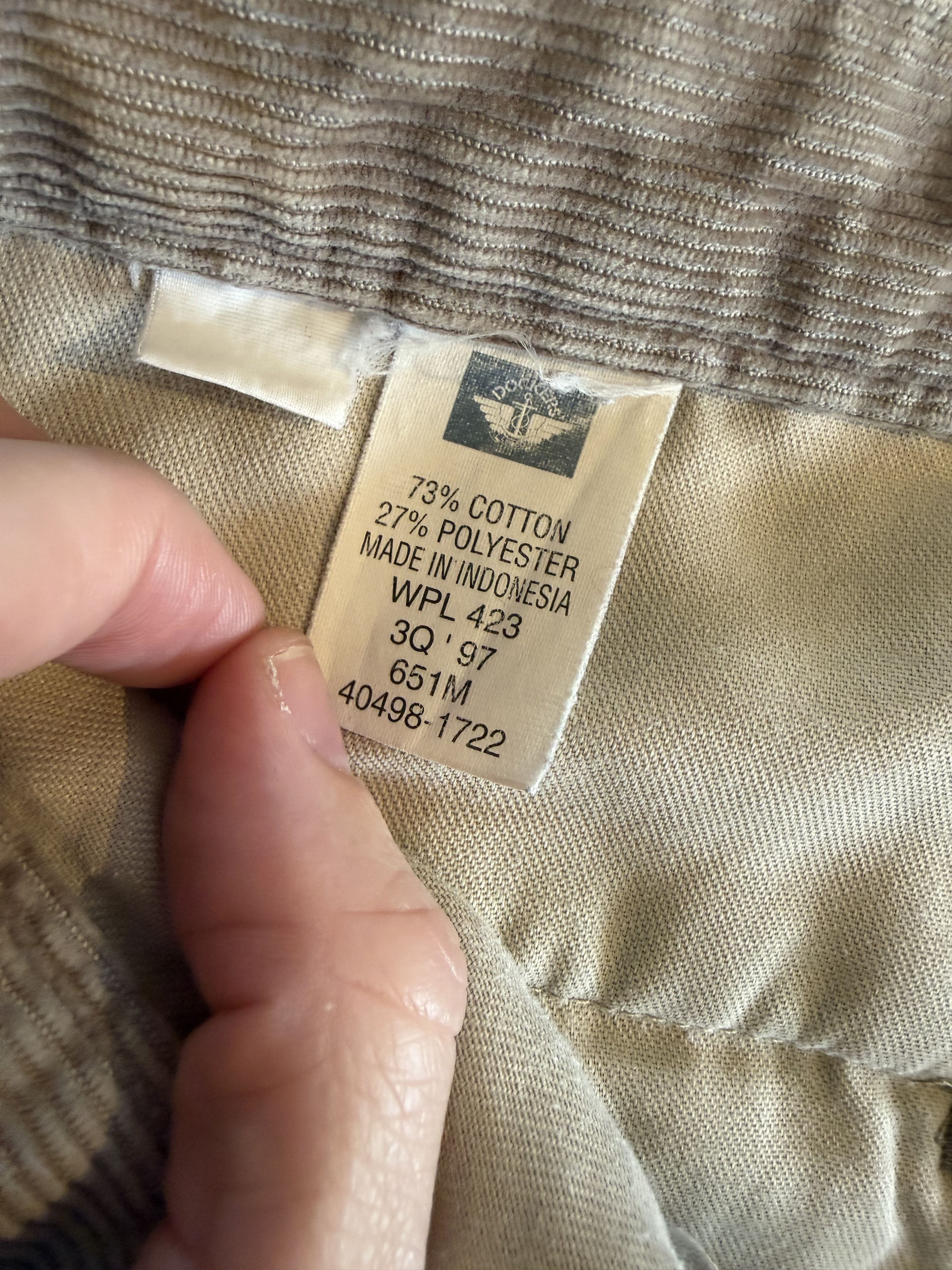 Dockers Vintage 1997 Dockers Class A Pleated Corduroy Trousers Size US 36 / EU 52 - 5 Thumbnail