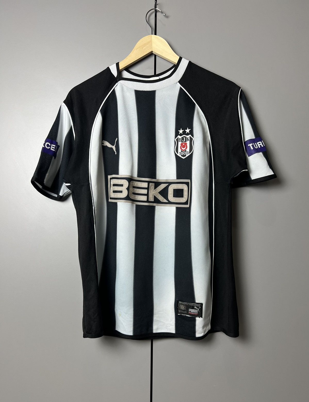 Adidas Vintage Puma Besiktas 2003-04 Soccer Away Kit Size US XS / EU 42 / 0 - 2 Thumbnail