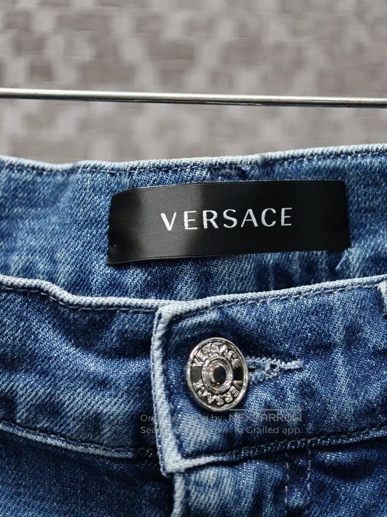 Versace Versace Back print cotton jeans Size 33" - 2 Thumbnail