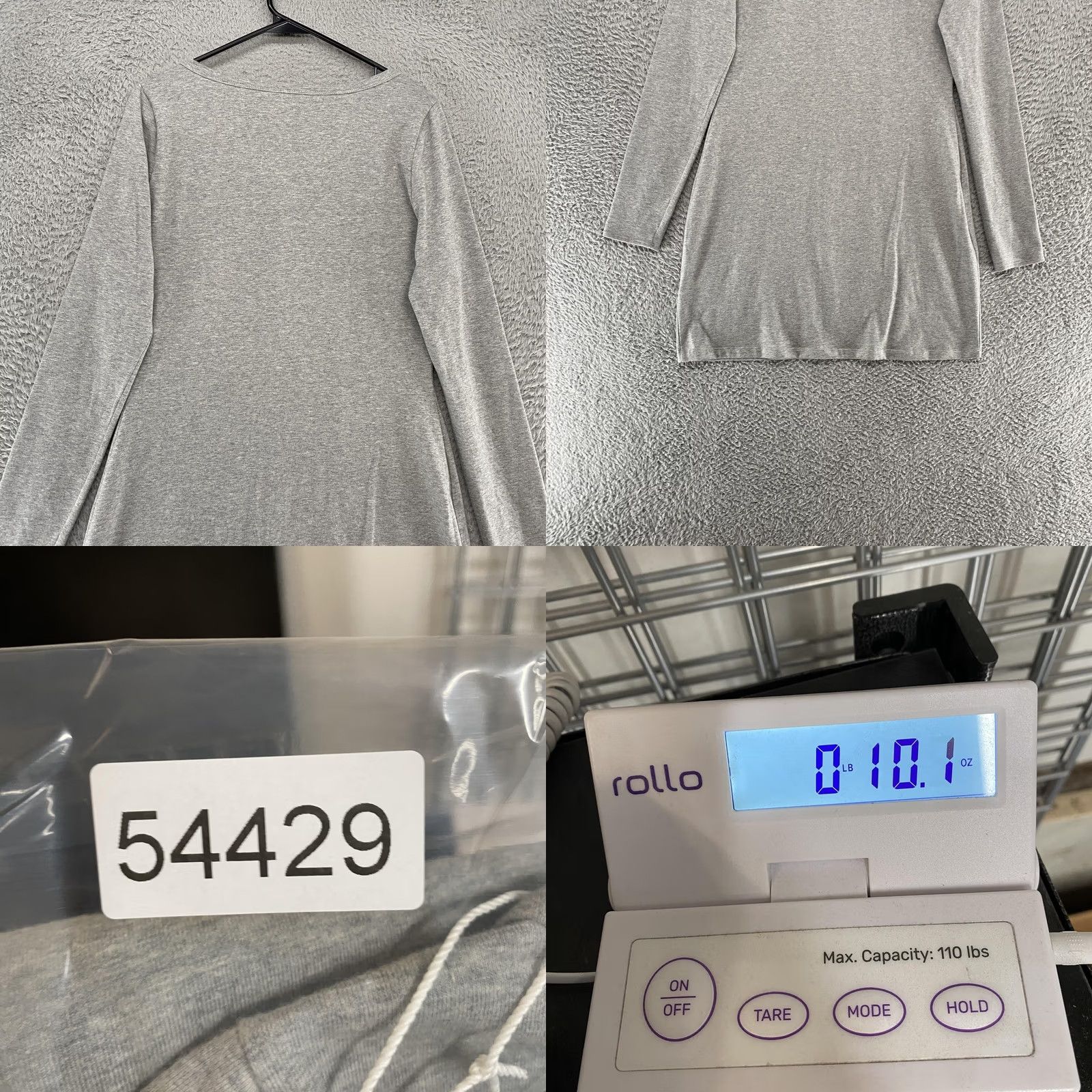 Reformation Reformation Jeans T Shirt Dress Womens L Gray Henley Long Sleeve Casual Size L / US 10 / IT 46 - 9 Thumbnail