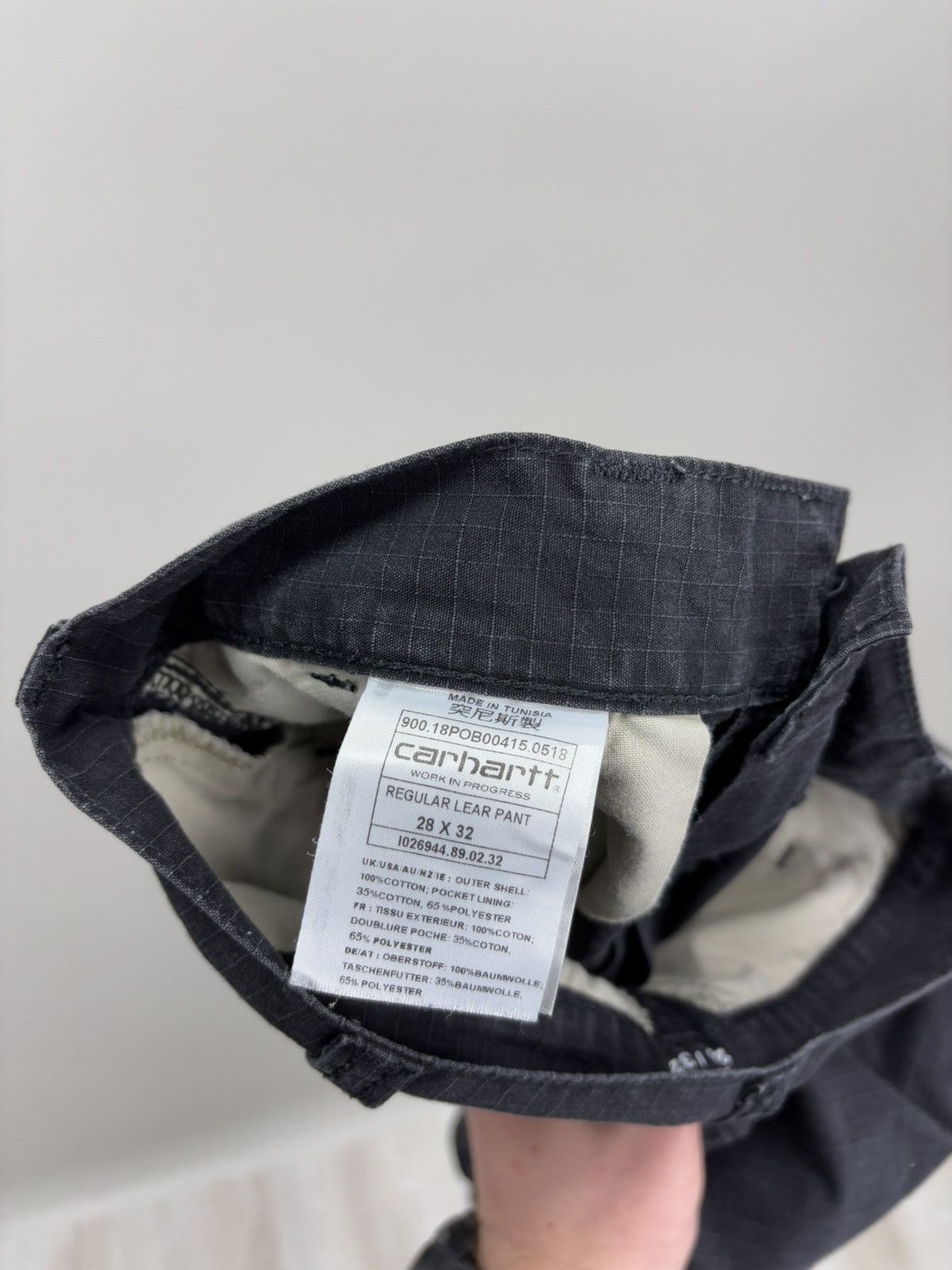 Carhartt Mens cargo pants Carhartt Size 28x32 Color Black Size US 28 / EU 44 - 8 Thumbnail