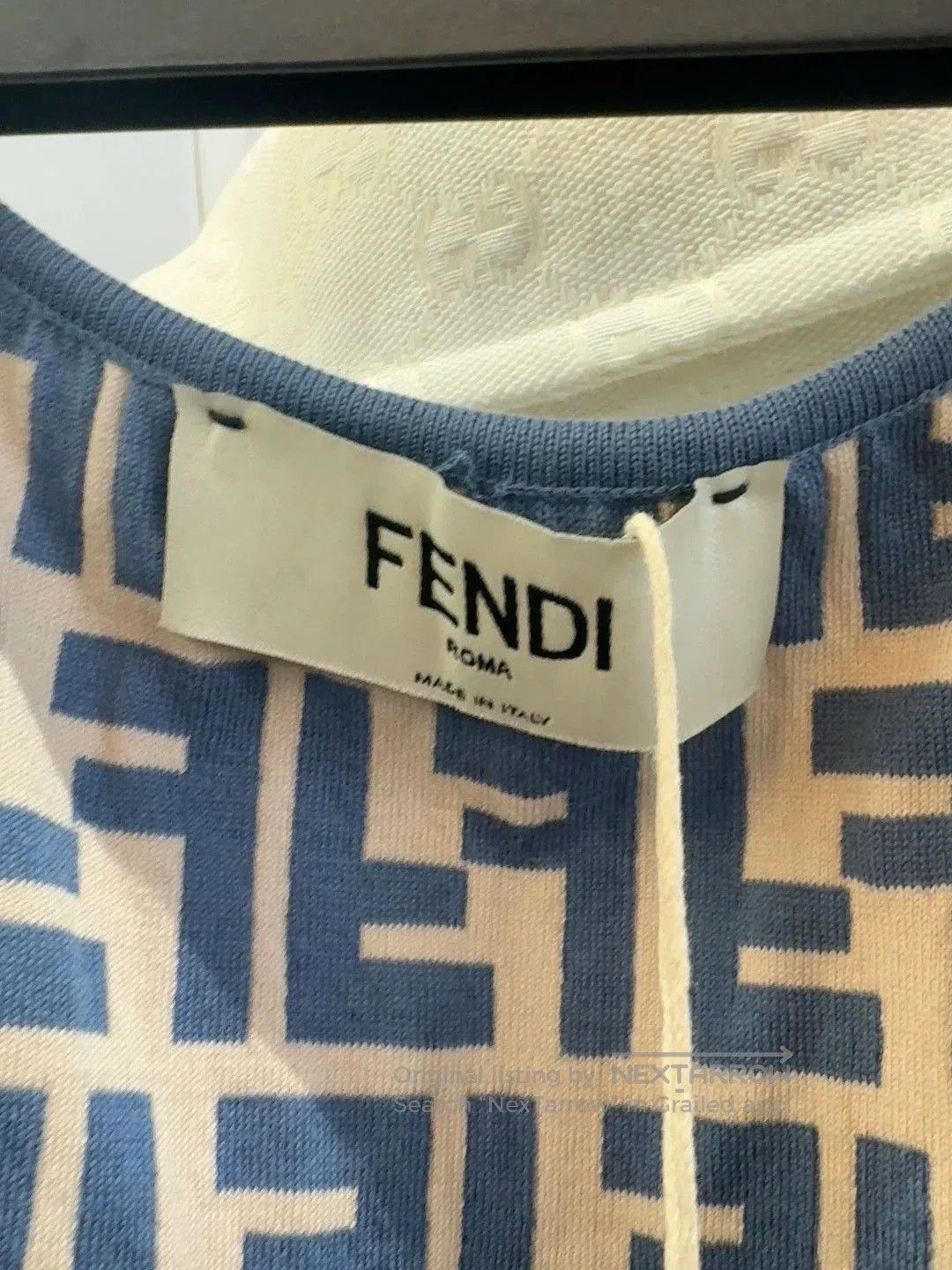 Fendi Fendi FF Pattern Sleeveless Top. Size US XS / EU 42 / 0 - 2 Thumbnail