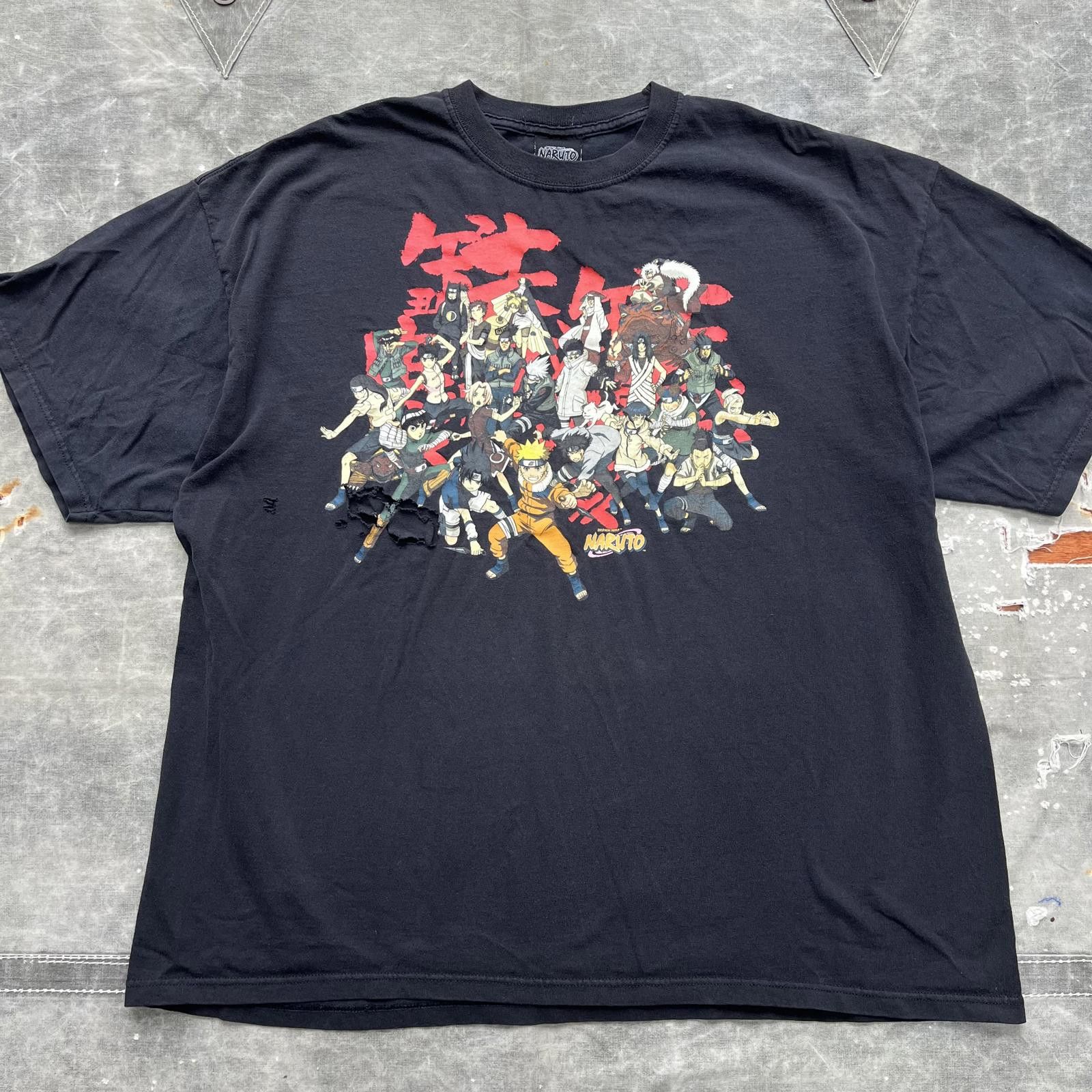 Ripple Junction × Vintage Vintage Y2K 2002 Naruto Entire Cast Rare XXL Anime Shirt Size US XXL / EU 58 / 5 - 1 Thumbnail