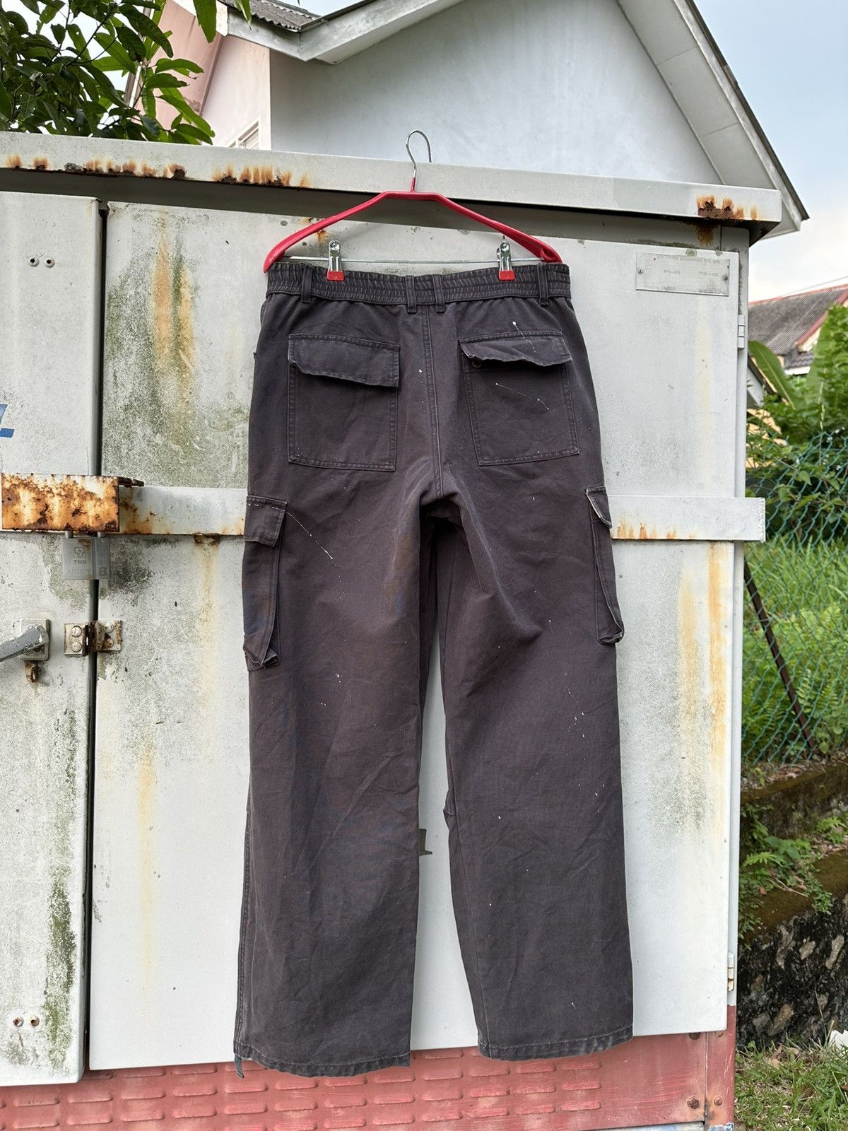 Vintage 👹THRASHED Faded Banana Nose Cargo Pants Size US 33 - 7 Thumbnail
