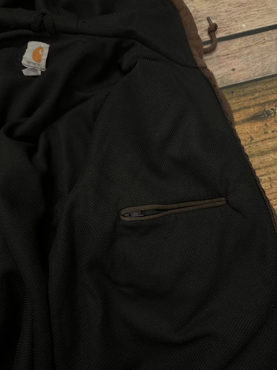 Carhartt × Vintage ☀️ Sun Faded Carhartt Rain Defender Zip Up Hoodie (PIT 24.5) Size US M / EU 48-50 / 2 - 9 Thumbnail