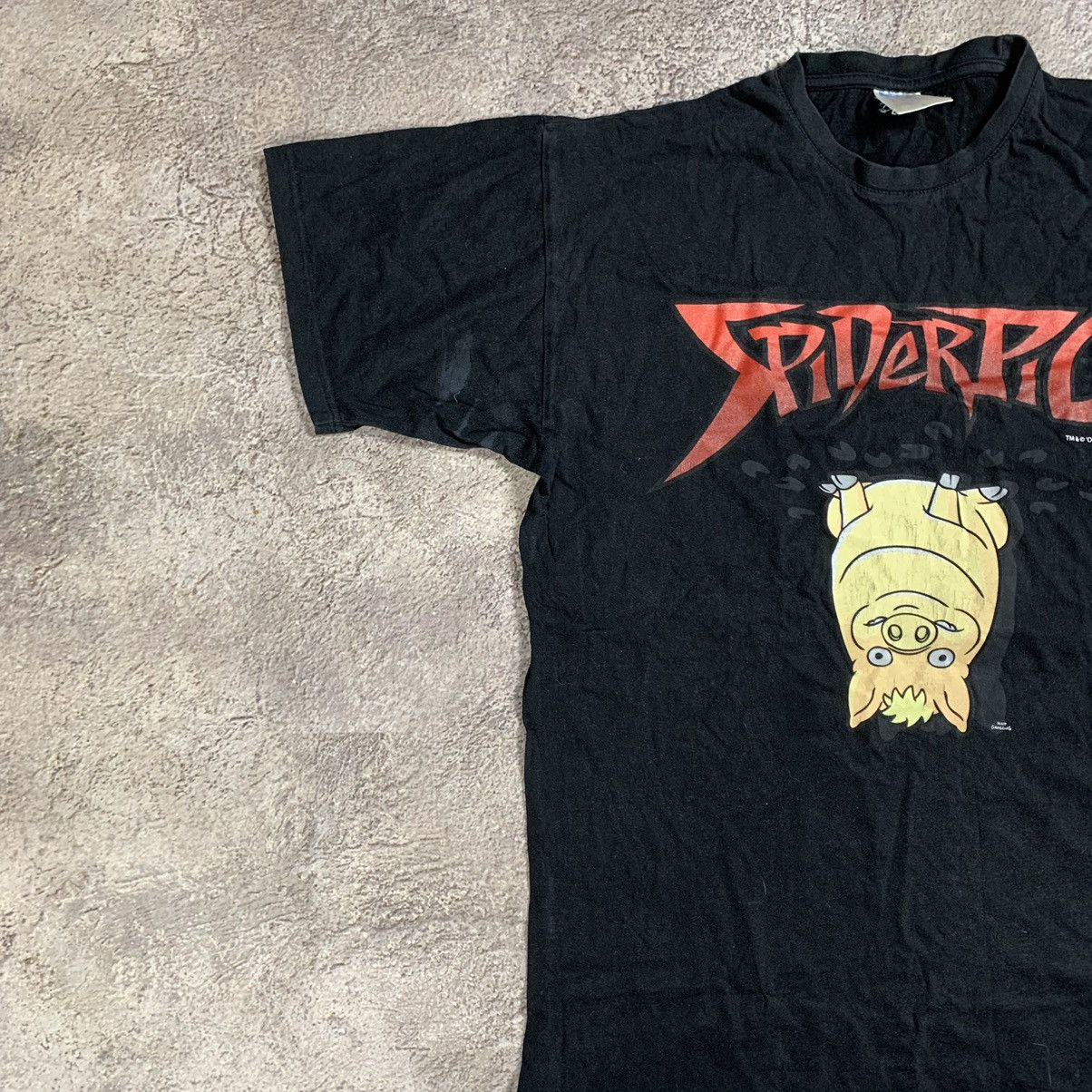 Vintage Vintage 90s Spiderpig Graphic Tee Sun Faded Skate Boxy L Size US L / EU 52-54 / 3 - 4 Thumbnail