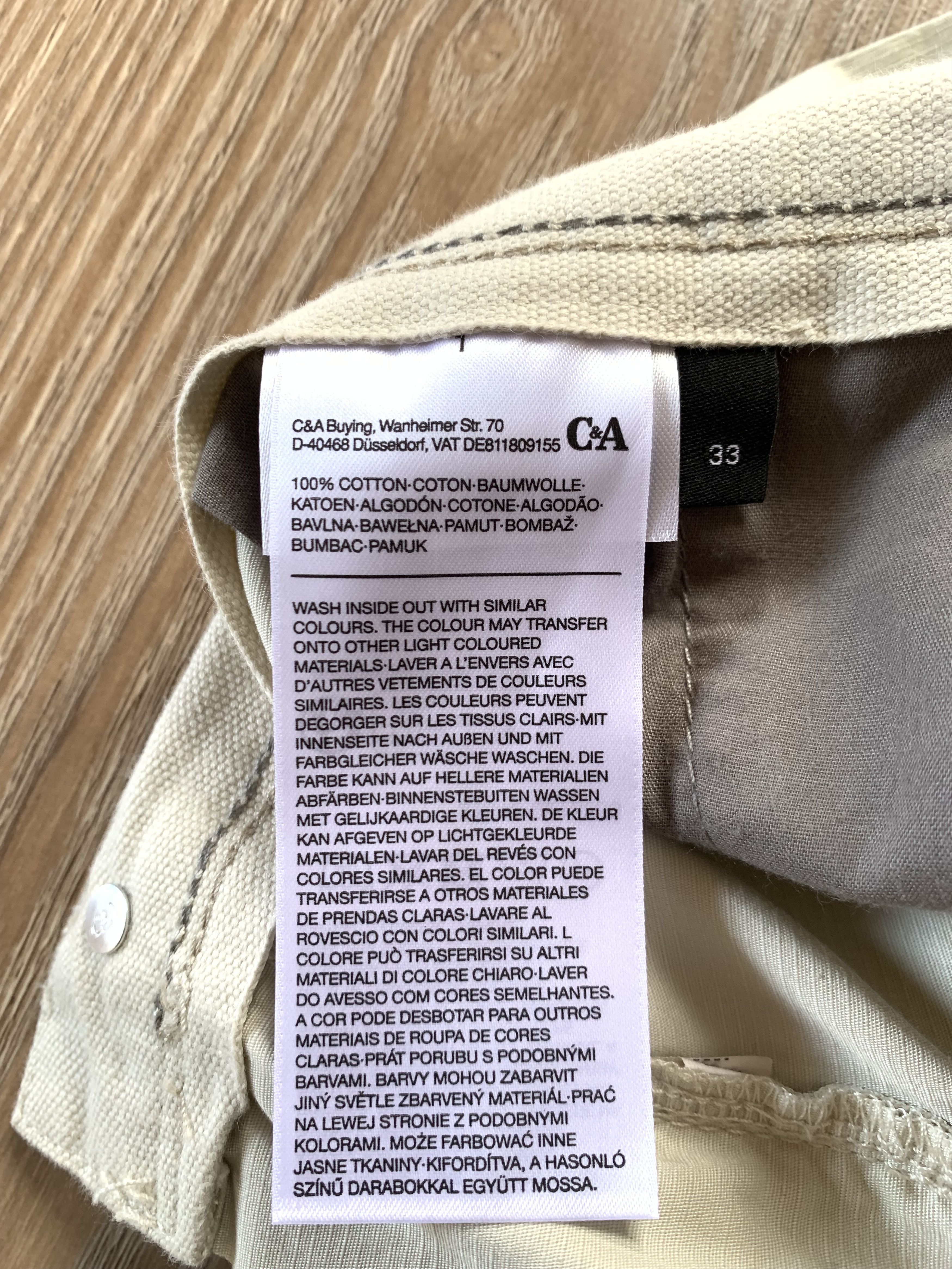 C&A C&A New Cotton Cargo Shorts Size US 33 - 8 Thumbnail