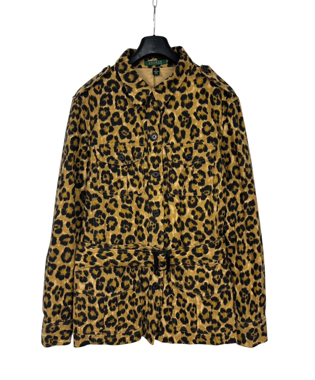 Lauren Ralph Lauren × Ralph Lauren Lauren Ralph Lauren Linen-Cotton Printed Jacket Belted Leo Size XL / US 12-14 / IT 48-50 - 11 Thumbnail