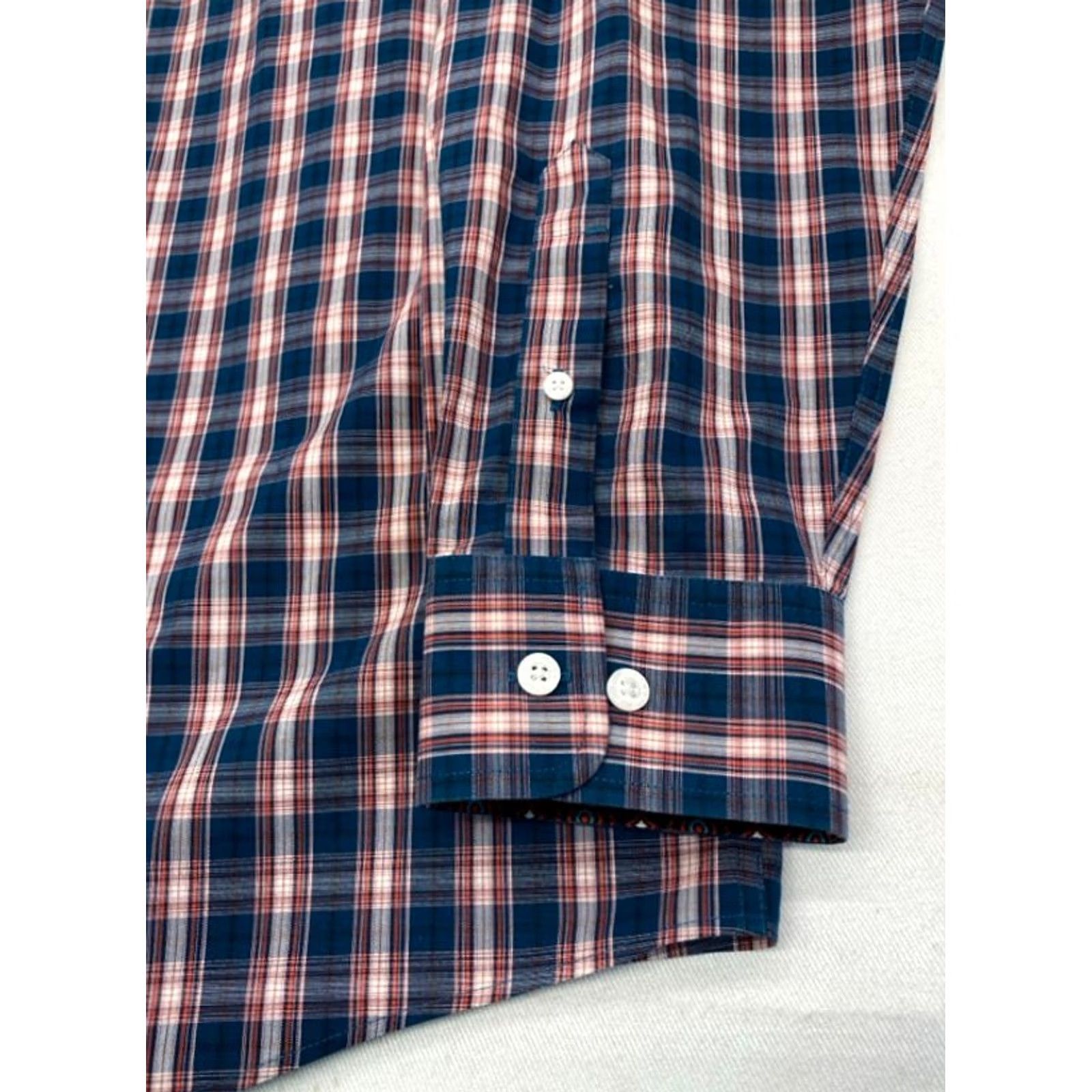 Ariat ARIAT Mens Long Sleeve Button-Up Western Shirt Wrinkle Free Plaid Multicolor Cotton 3768 Size US L / EU 52-54 / 3 - 3 Thumbnail
