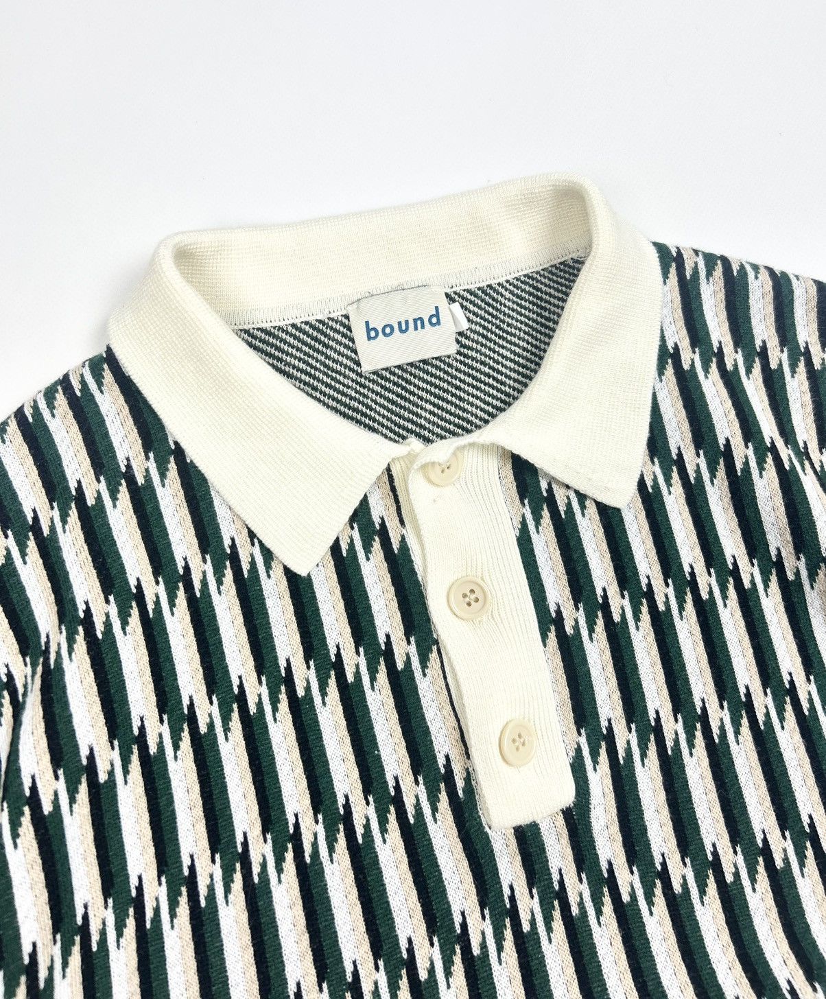 Designer Luxury Bound Messina Knit Polo Shirt Size M Size US M / EU 48-50 / 2 - 7 Thumbnail