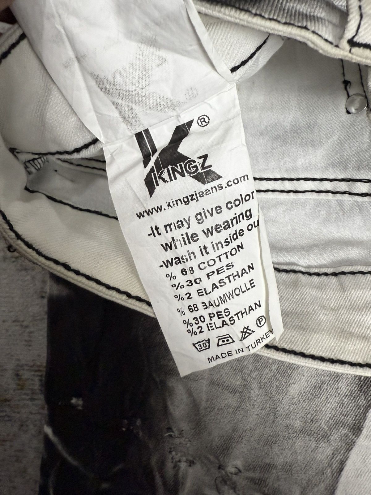 Tornado Mart Kings live y2k style denim pants Size US 32 / EU 48 - 11 Thumbnail