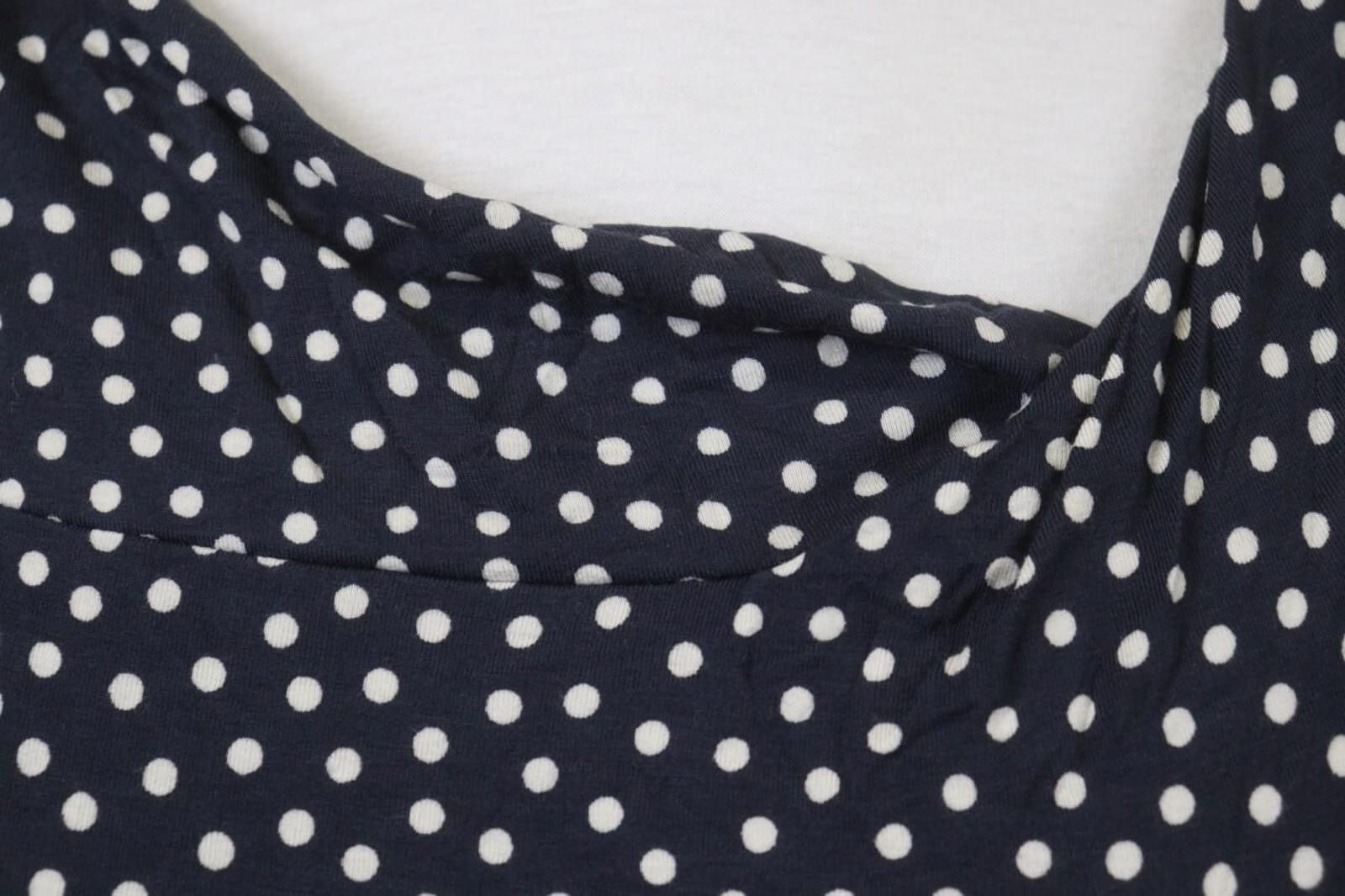 Designer Weekend Max Mara Navy White Stretchable Pullover Tunic Top Size M / US 6-8 / IT 42-44 - 5 Thumbnail