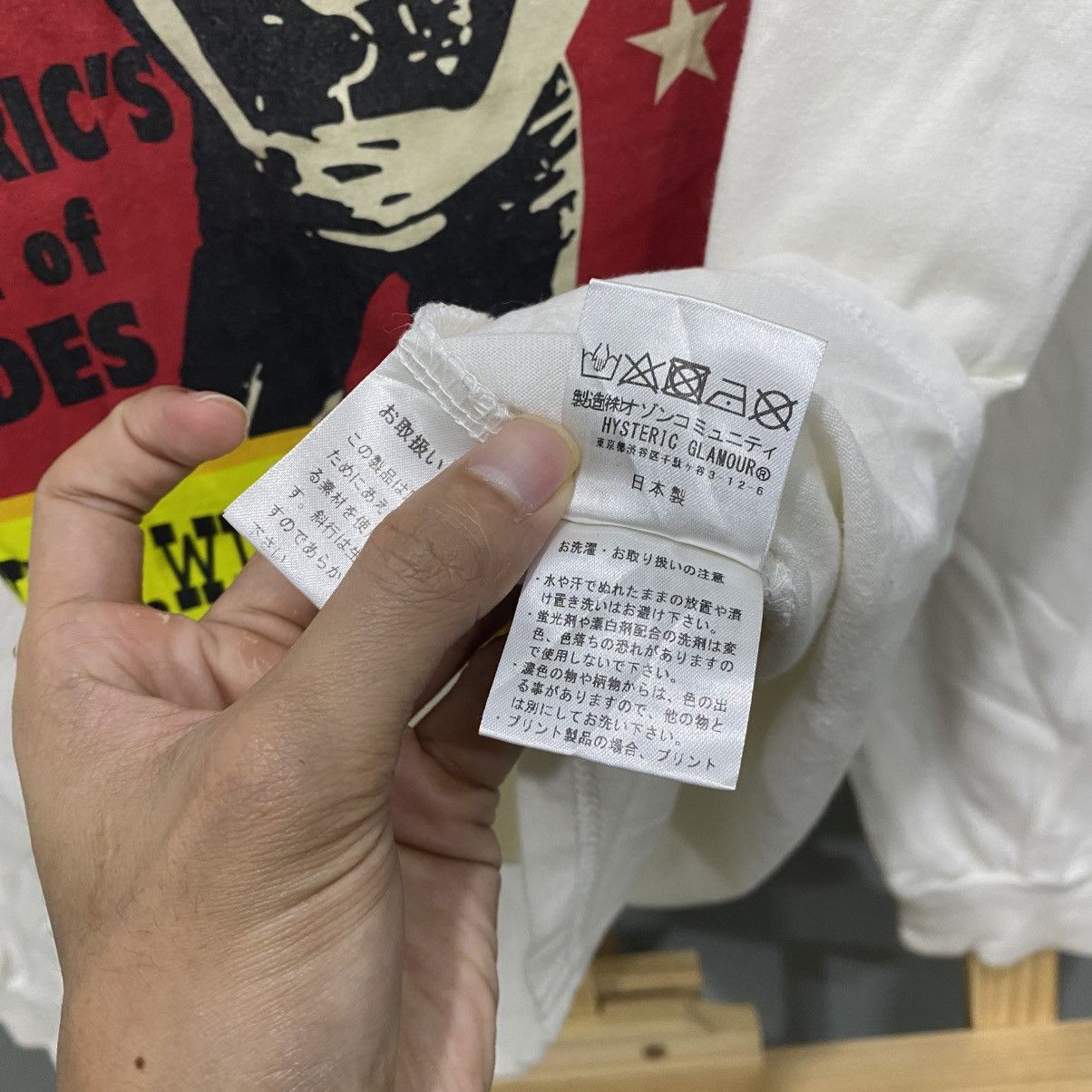 Hysteric Glamour Hysteric Glamour "The Bustiest" Nudescope L/S Tee White M Size US M / EU 48-50 / 2 - 10 Thumbnail