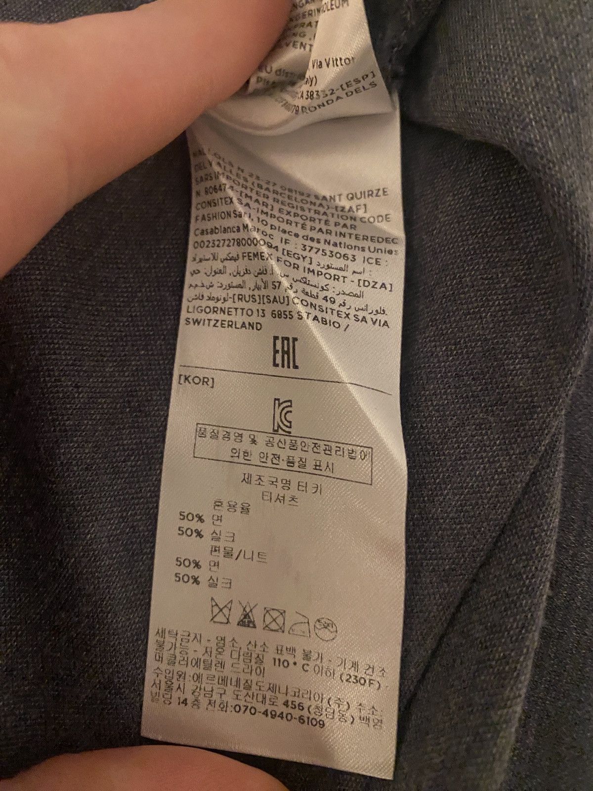 Ermenegildo Zegna Ermengildo Zegna Tshirt Size US XXL / EU 58 / 5 - 3 Thumbnail