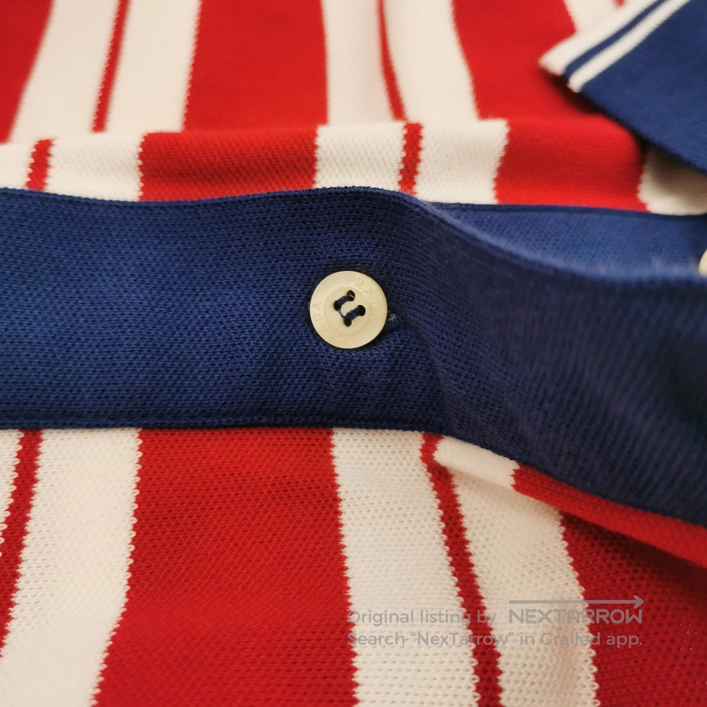 Prada Prada M Cotton Color Block Polo T. Size US M / EU 48-50 / 2 - 1 Thumbnail