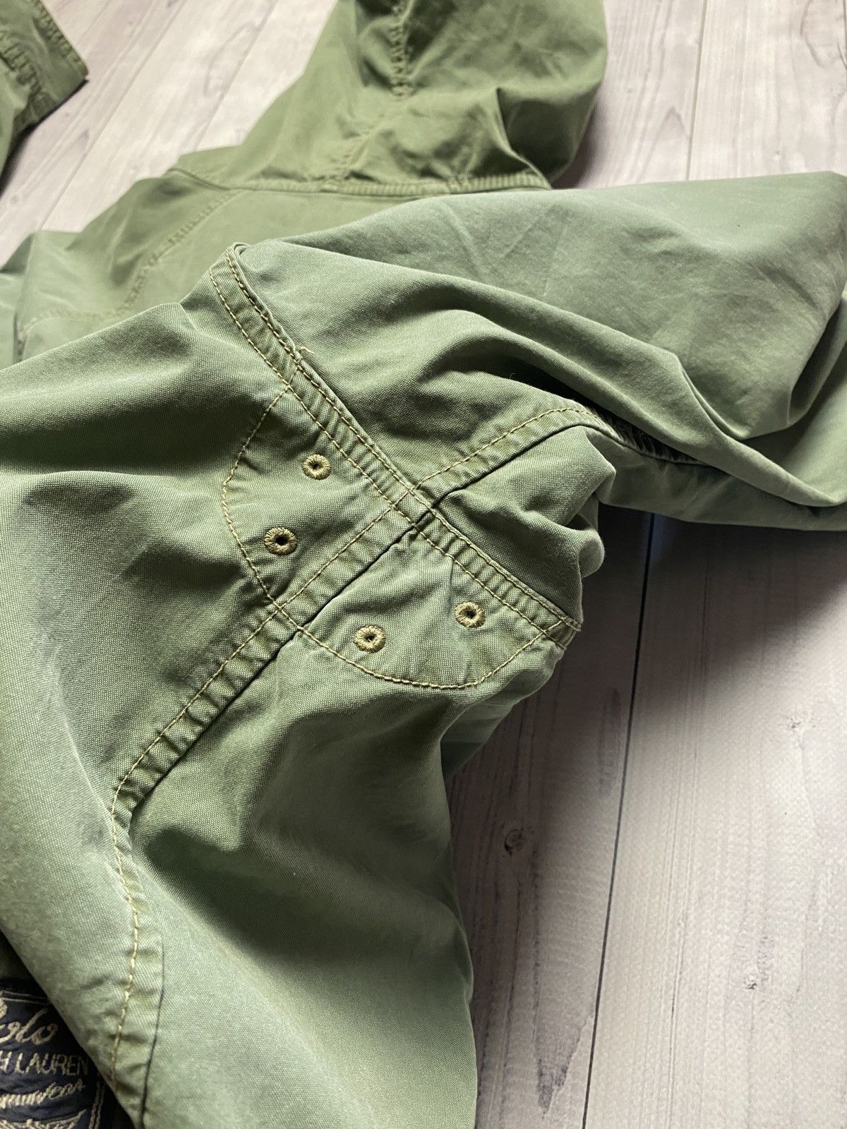 Polo Ralph Lauren Vintage Polo Ralph Lauren Green Cotton jacket denim Size US XL / EU 56 / 4 - 11 Thumbnail
