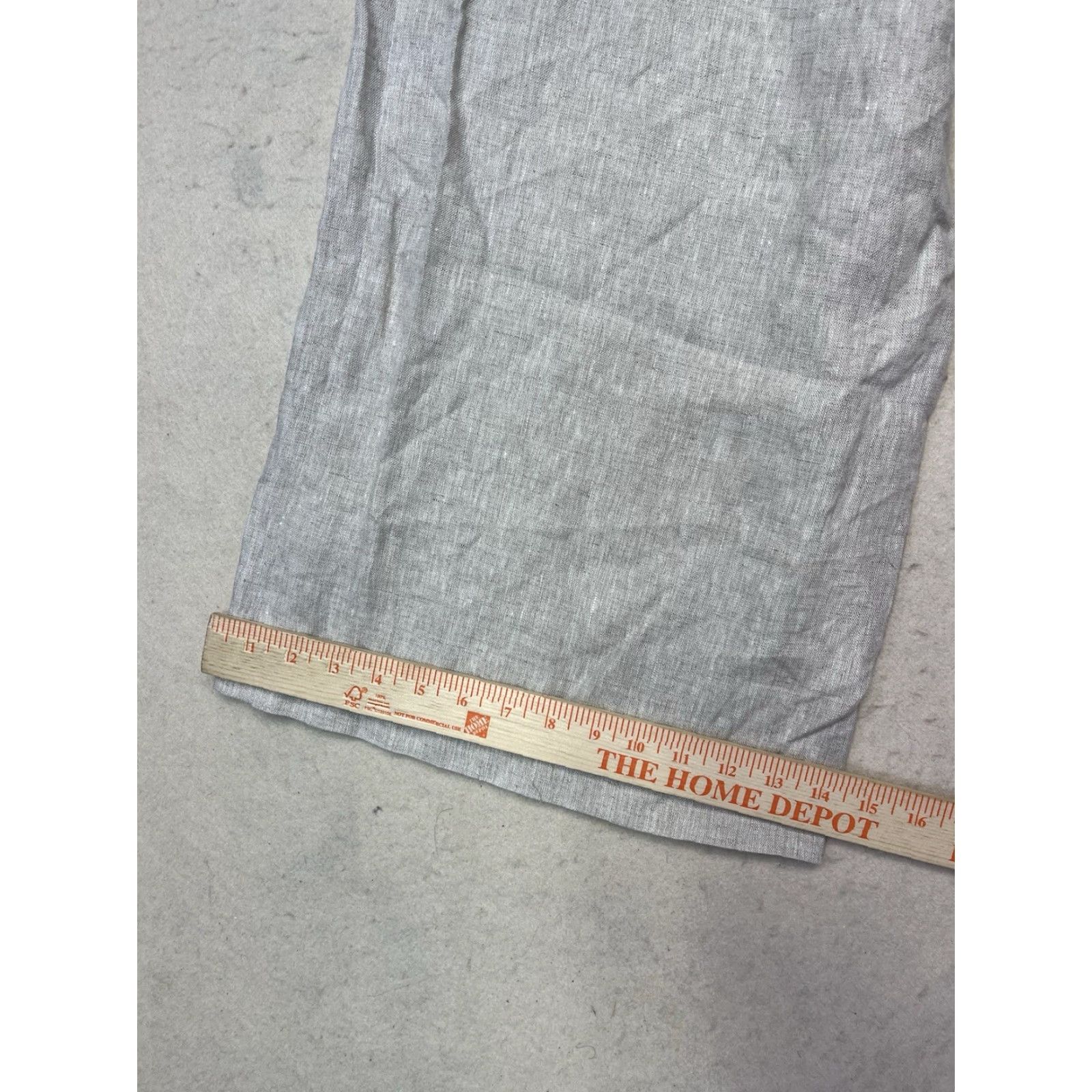 Reformation Reformation Womens Pants 12 Beige 100% Linen Wide-Leg Lightweight Casual Formal Travel Pockets Size 34" / US 12 / IT 48 - 6 Thumbnail