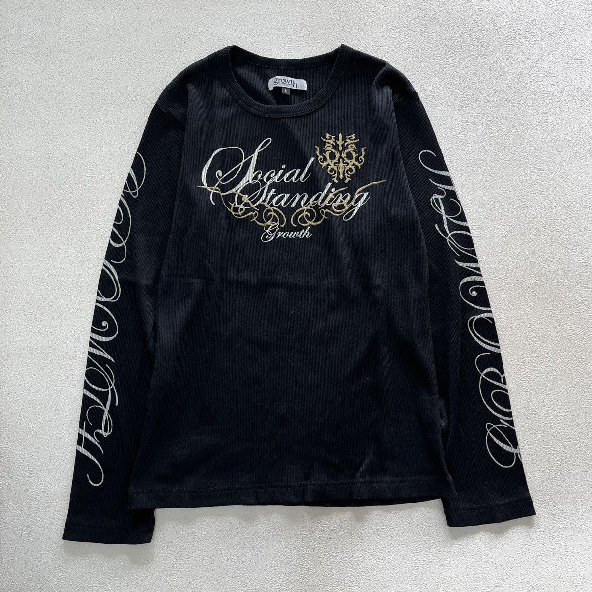 In the attic 2000s Japanese archive poem vkei longsleeve tee
