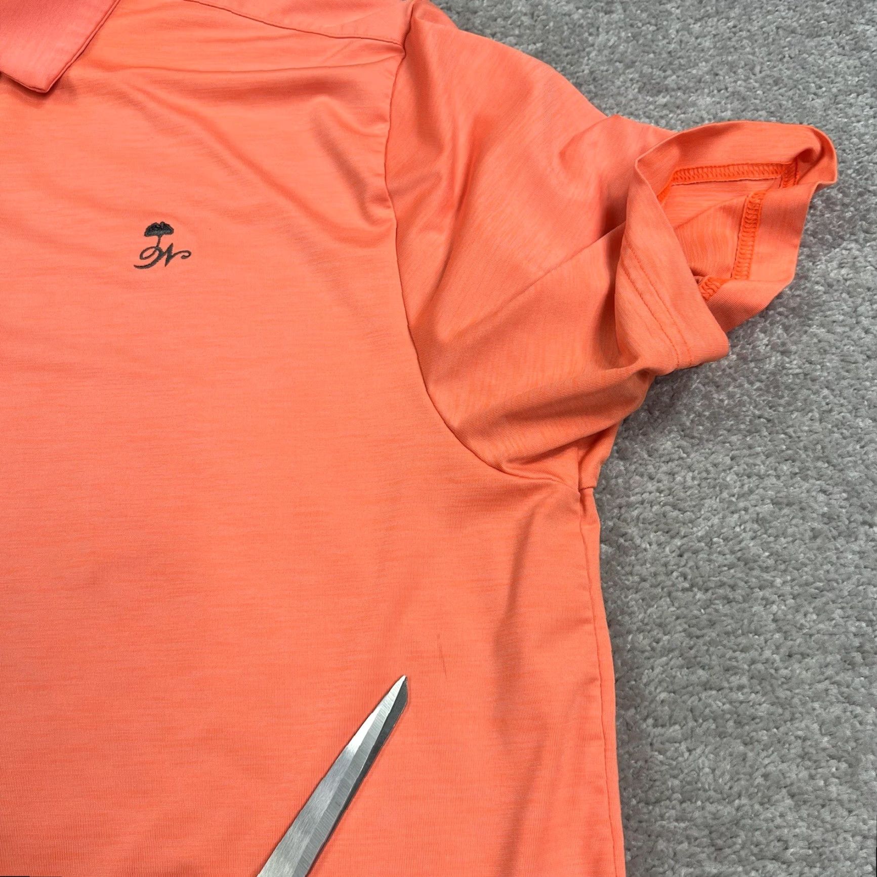 Under Armour Under Armour Polo Shirt Mens XL HeatGear Loose Orange Golf Stretch Embroidered Logo Chest Size US XL / EU 56 / 4 - 6 Thumbnail