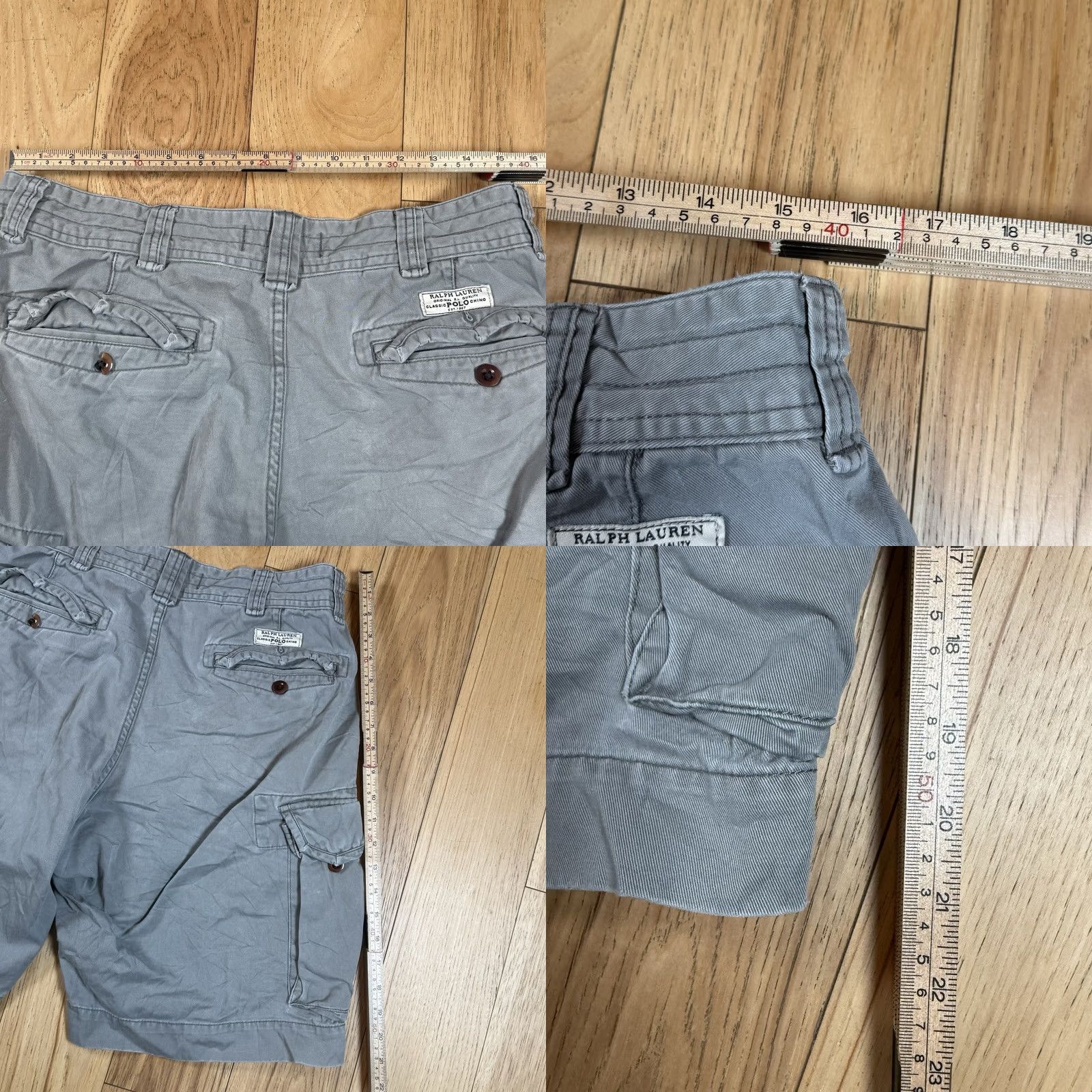 Polo Ralph Lauren VINTAGE Polo Ralph Lauren Cargo Shorts Chino Military Baggy Mens 32 Beige 34 Tag Measurements Mens Size US XS / EU 42 / 0 - 8 Thumbnail