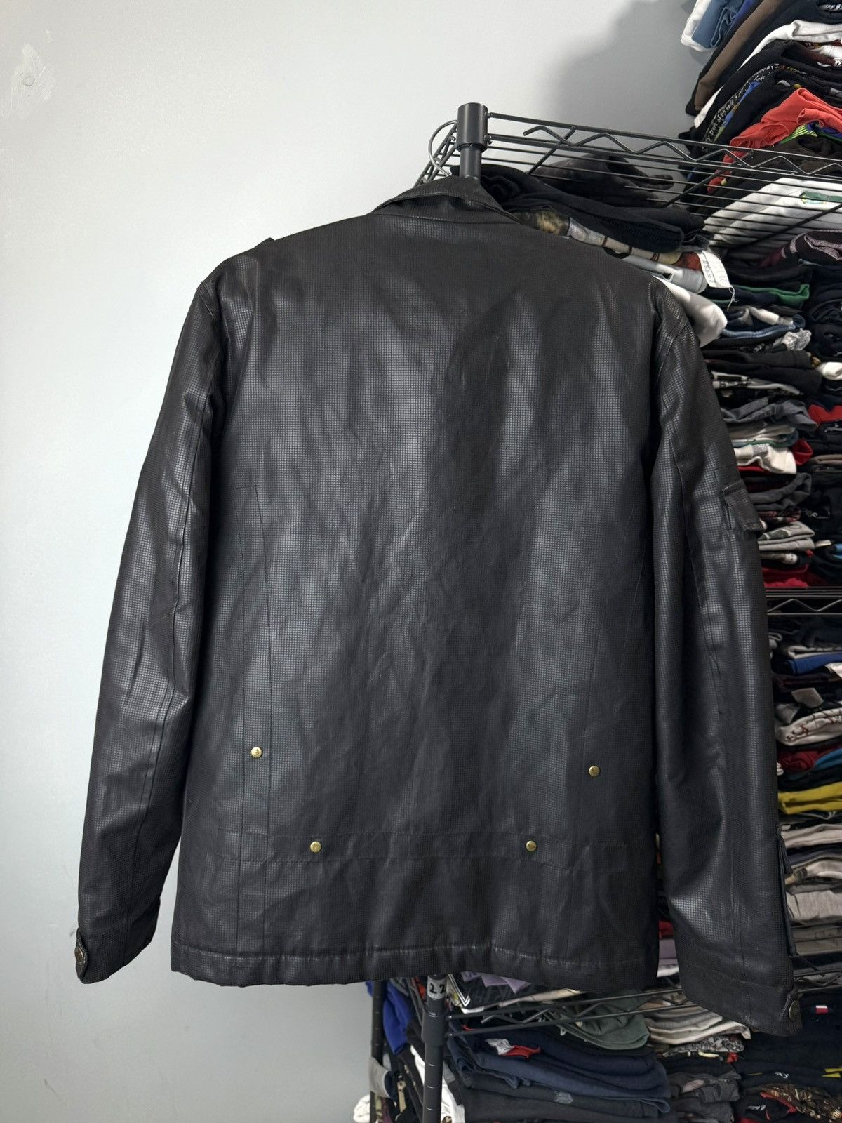 Emporio Armani Vintage Emporio Armani Archive Coated Jacket Leather Style Size US M / EU 48-50 / 2 - 2 Thumbnail