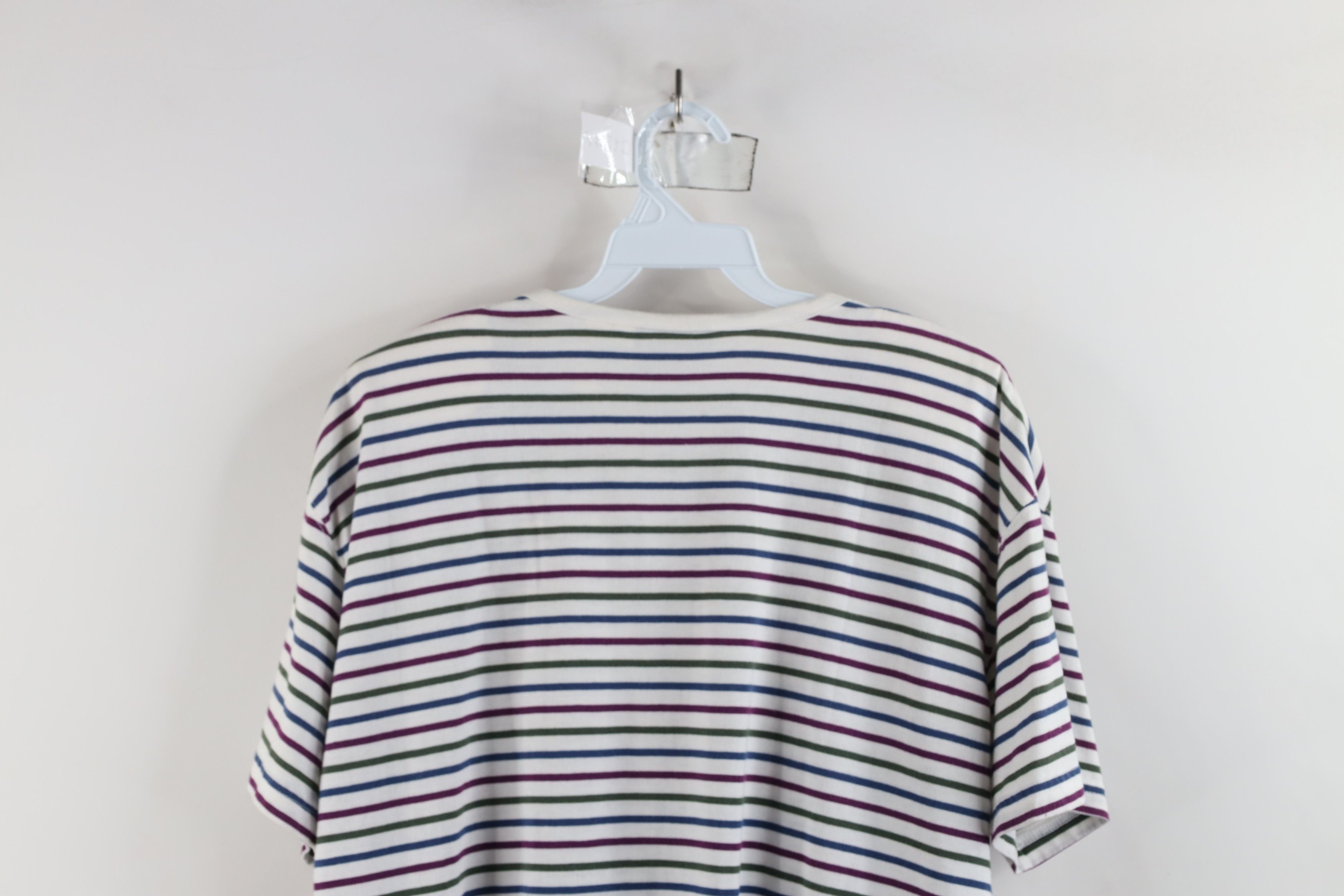Vintage Vintage 90s Streetwear Knit Short Sleeve Henley T-Shirt Size L / US 10 / IT 46 - 10 Thumbnail