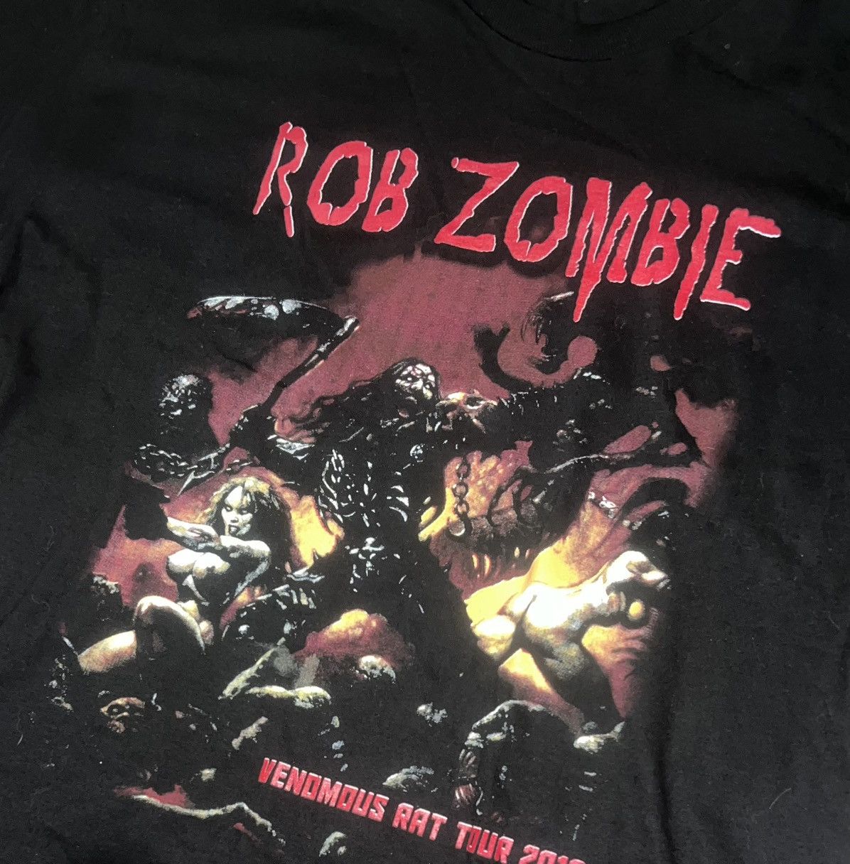 Other Rob Zombie Venomous Rat Tour Halloween Concert Shirt size L Size US L / EU 52-54 / 3 - 2 Thumbnail