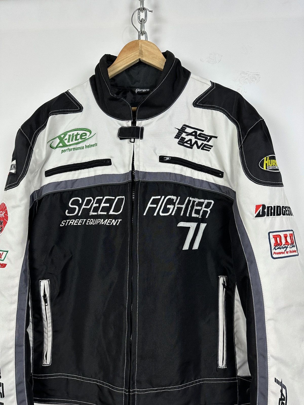 Formula 1 Vintage Speed Fighter Fast Lane Racing NASCAR Jacket Size US XL / EU 56 / 4 - 8 Thumbnail