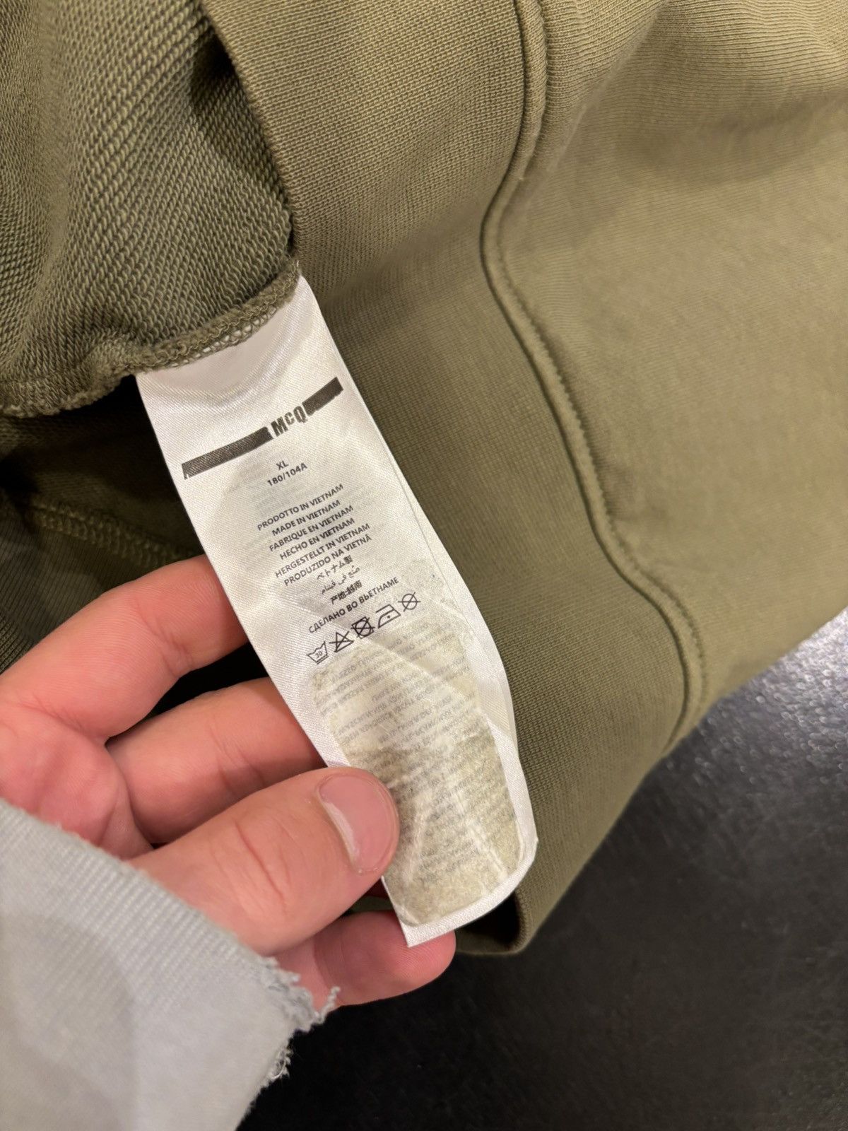 MCQ MCQ Embroidered Hoodie - Green Size US XL / EU 56 / 4 - 4 Thumbnail
