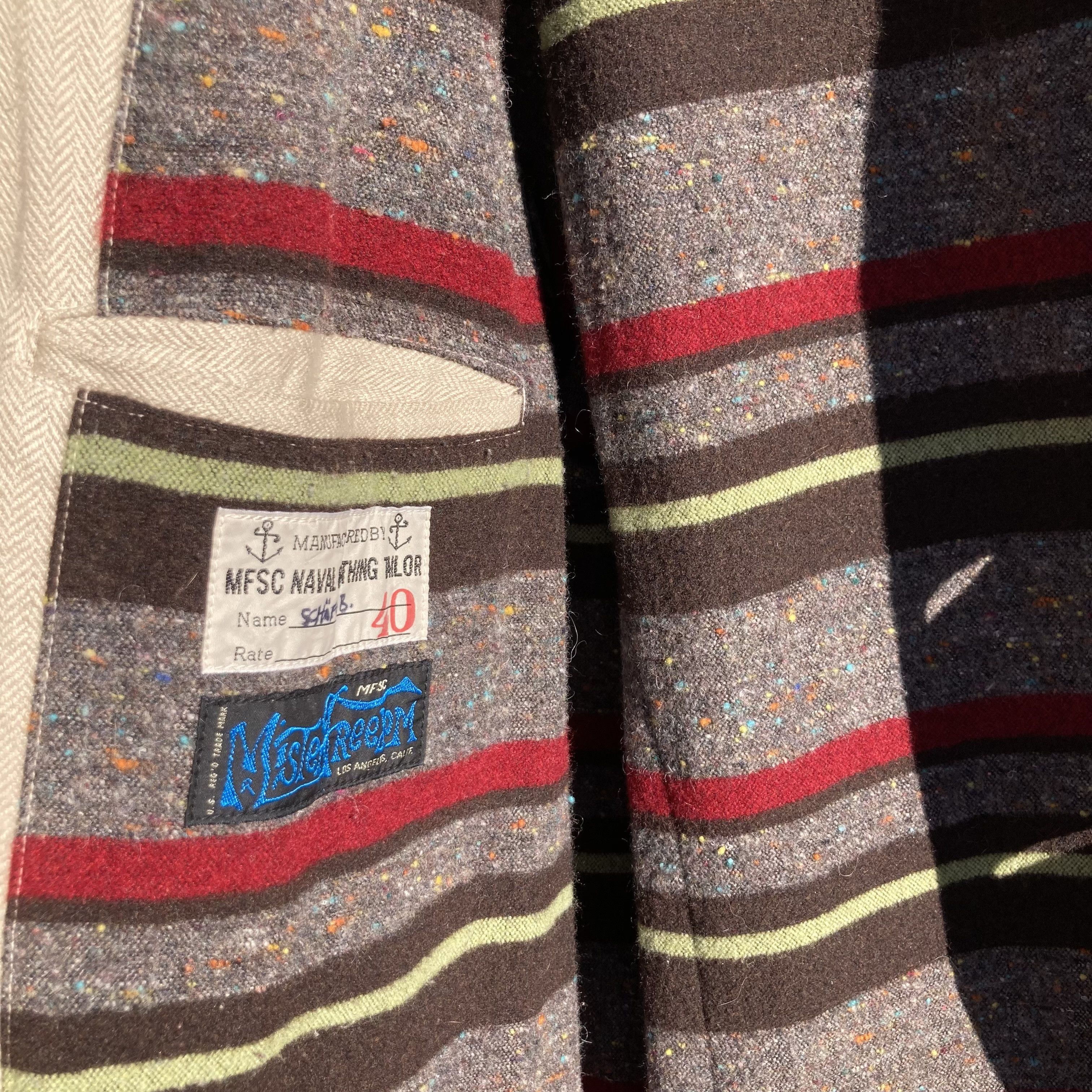 Mister Freedom Waterfront Coat HBT Twill - Canteen Blanket Lining Size US M / EU 48-50 / 2 - 7 Thumbnail