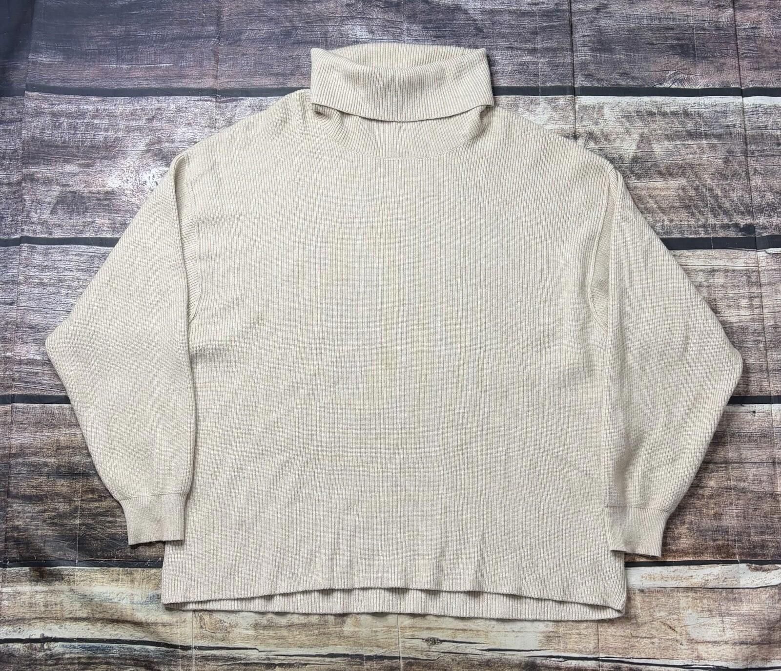 Free People Free People Sweater Women's Large Oversized Pullover Ivory Size L / US 10 / IT 46 - 1 Thumbnail