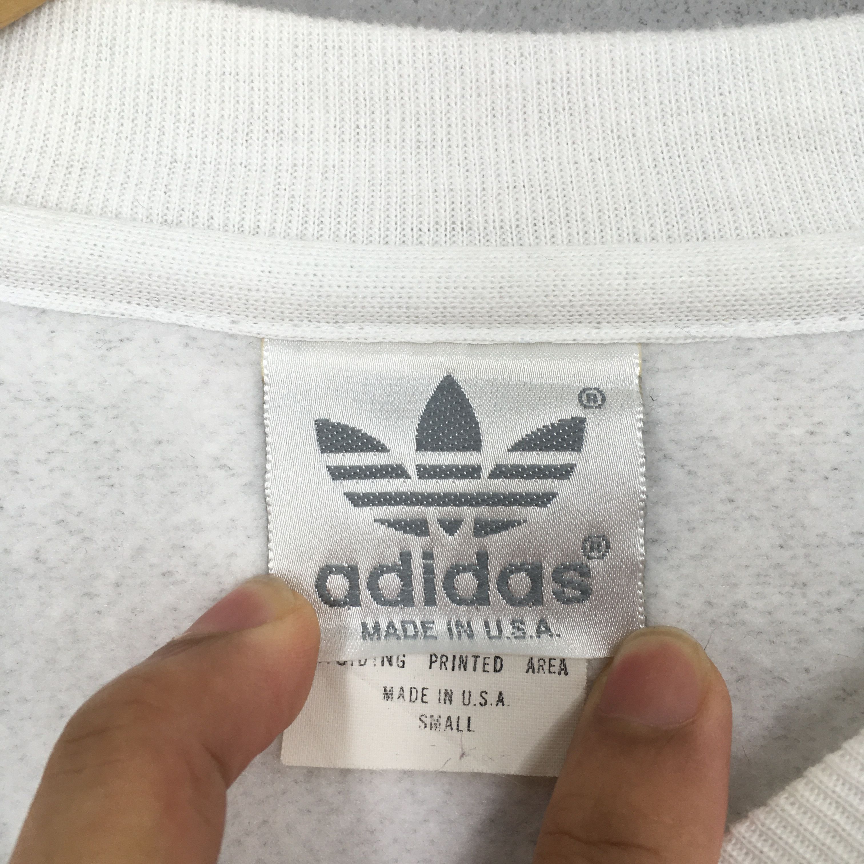 Adidas Vintage 80's Adidas Usa Olympic Team White Sweatshirt Small Size US S / EU 44-46 / 1 - 4 Thumbnail