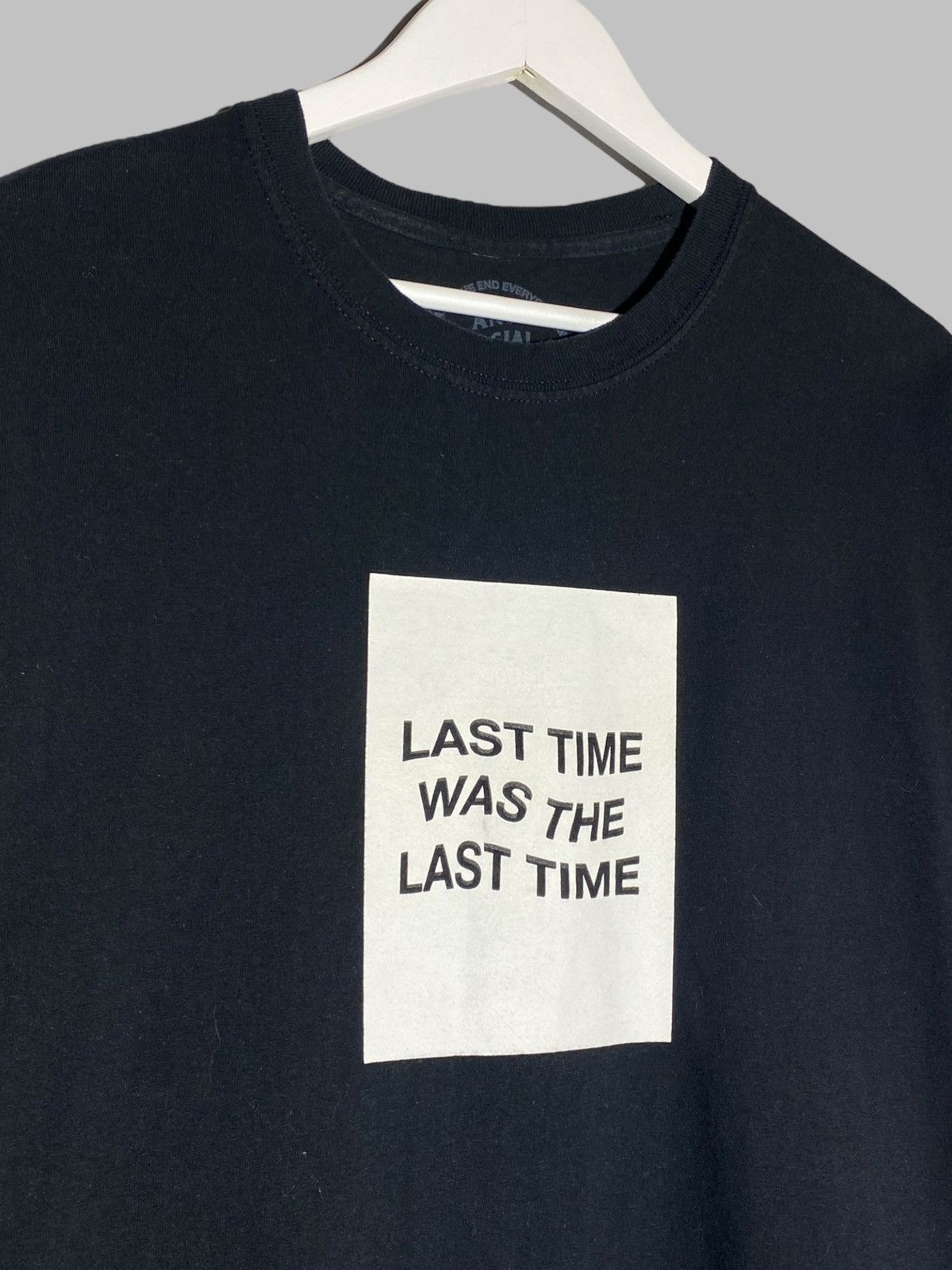 Anti Social Social Club 🔥 ASSC LAST TIME TEE Y2K STREETWEAR SADBOY VIBES Size US L / EU 52-54 / 3 - 3 Thumbnail