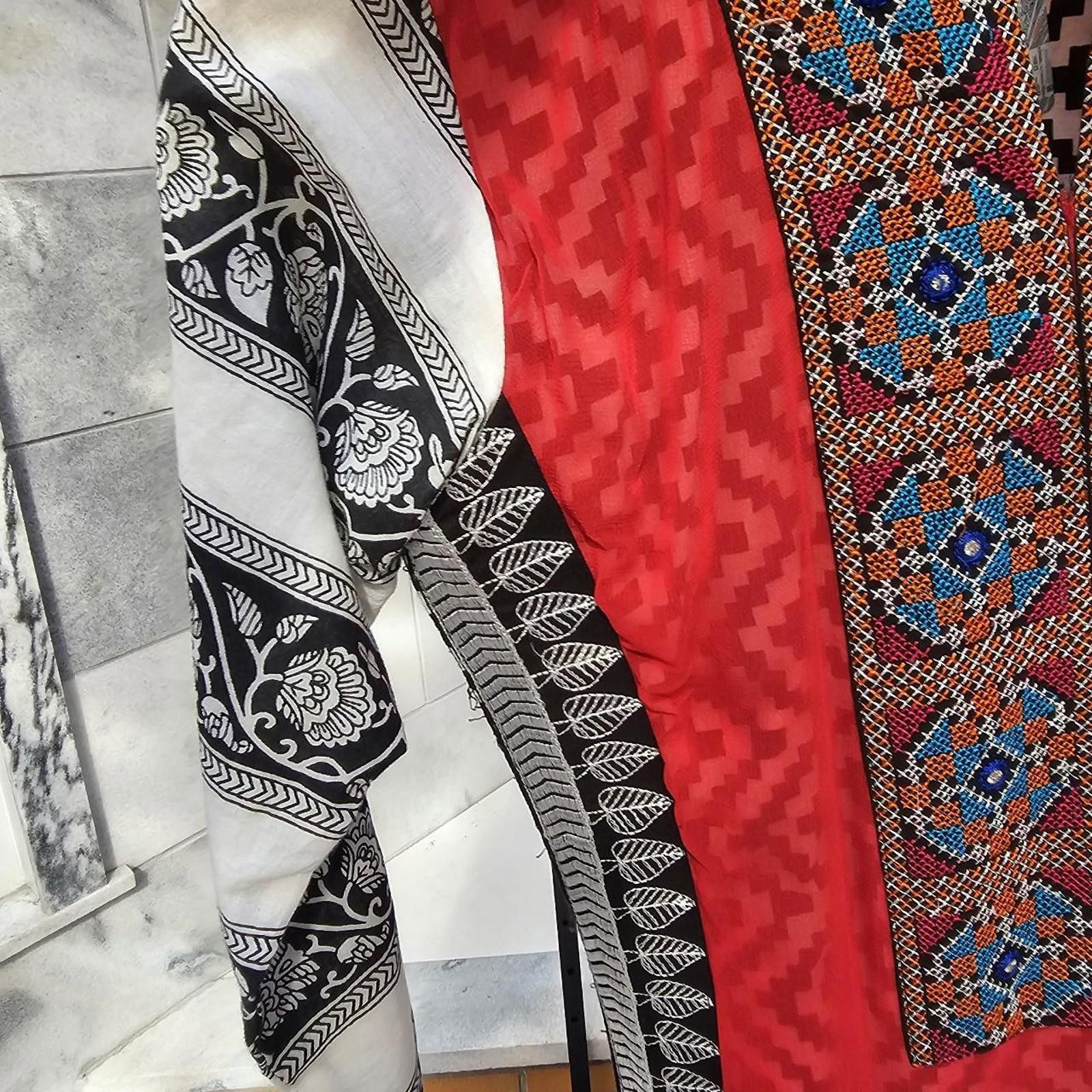 Other Women's Multicolored Kurta Style Very Detailed Dress Size M / US 6-8 / IT 42-44 - 6 Thumbnail