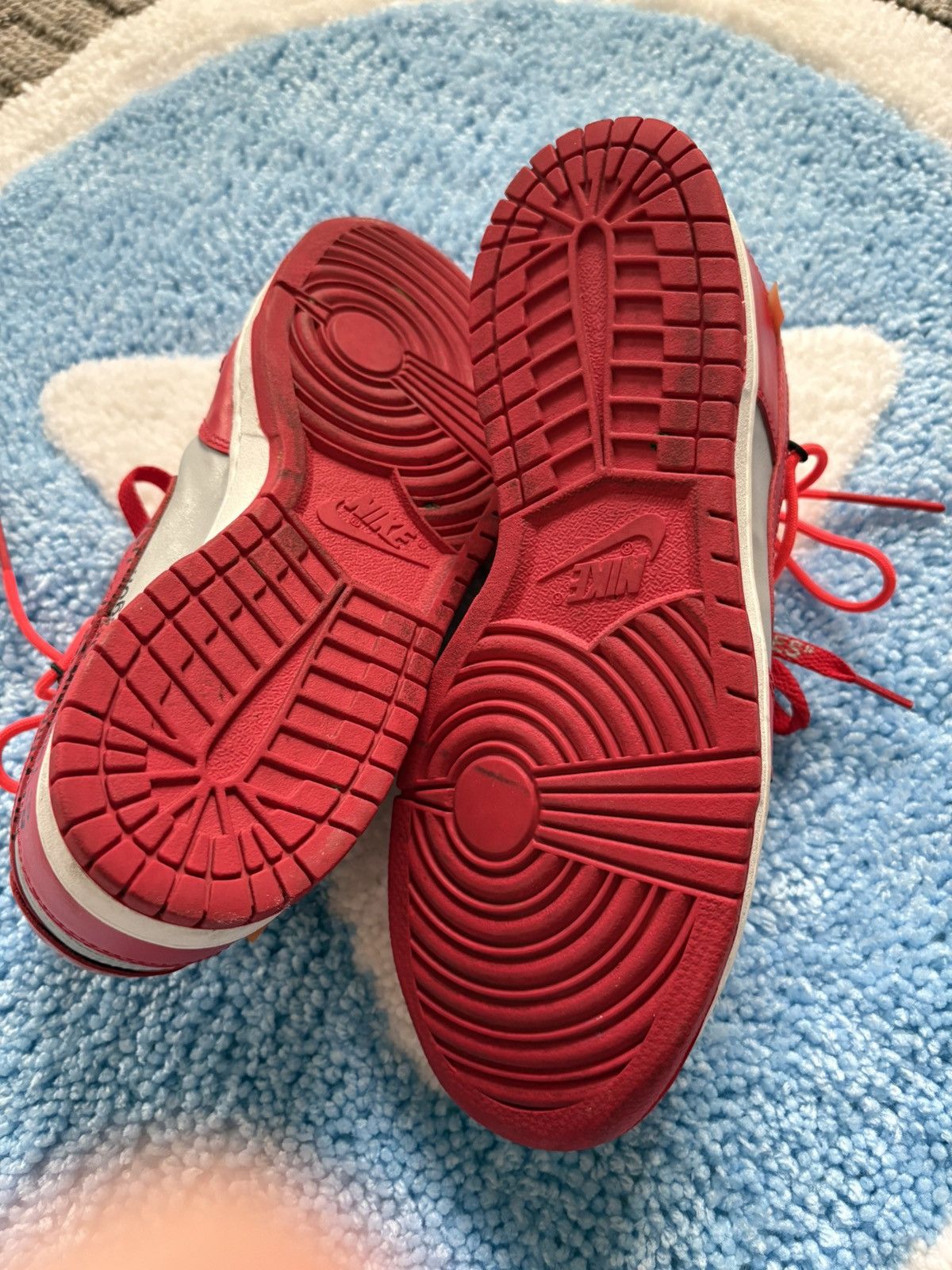 Nike × Off-White Nike x Off-White Dunk Low “University Red” 🔴⚪️ Size US 8 / EU 41 - 2 Thumbnail