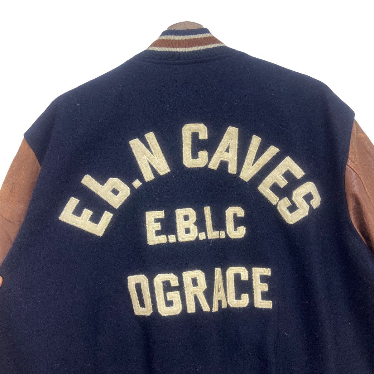 Japanese Brand × Vintage Vintage E B. N Caves D Grace Street Fashion Varsity Jacket Size US M / EU 48-50 / 2 - 3 Thumbnail